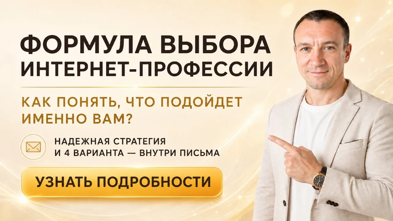 ⚡Формула выбора интернет-профессии! Надежная стратегия для вас!