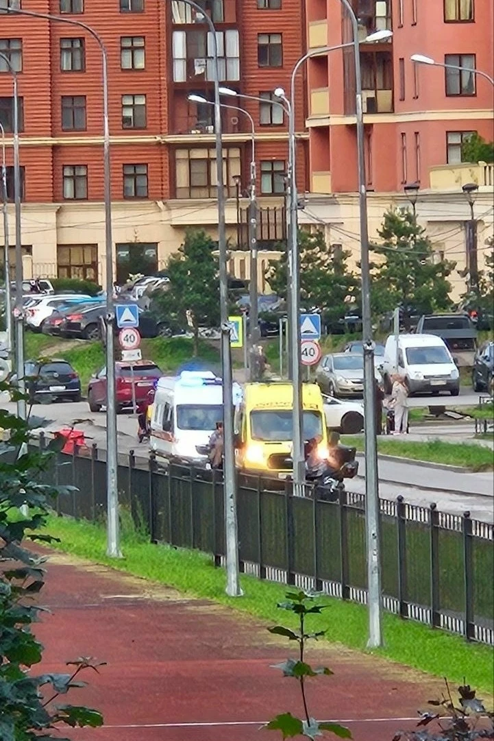 Вчера около семи вечера в Невском районе, между 707-й школой и домом 6к2 на Архивной ул...