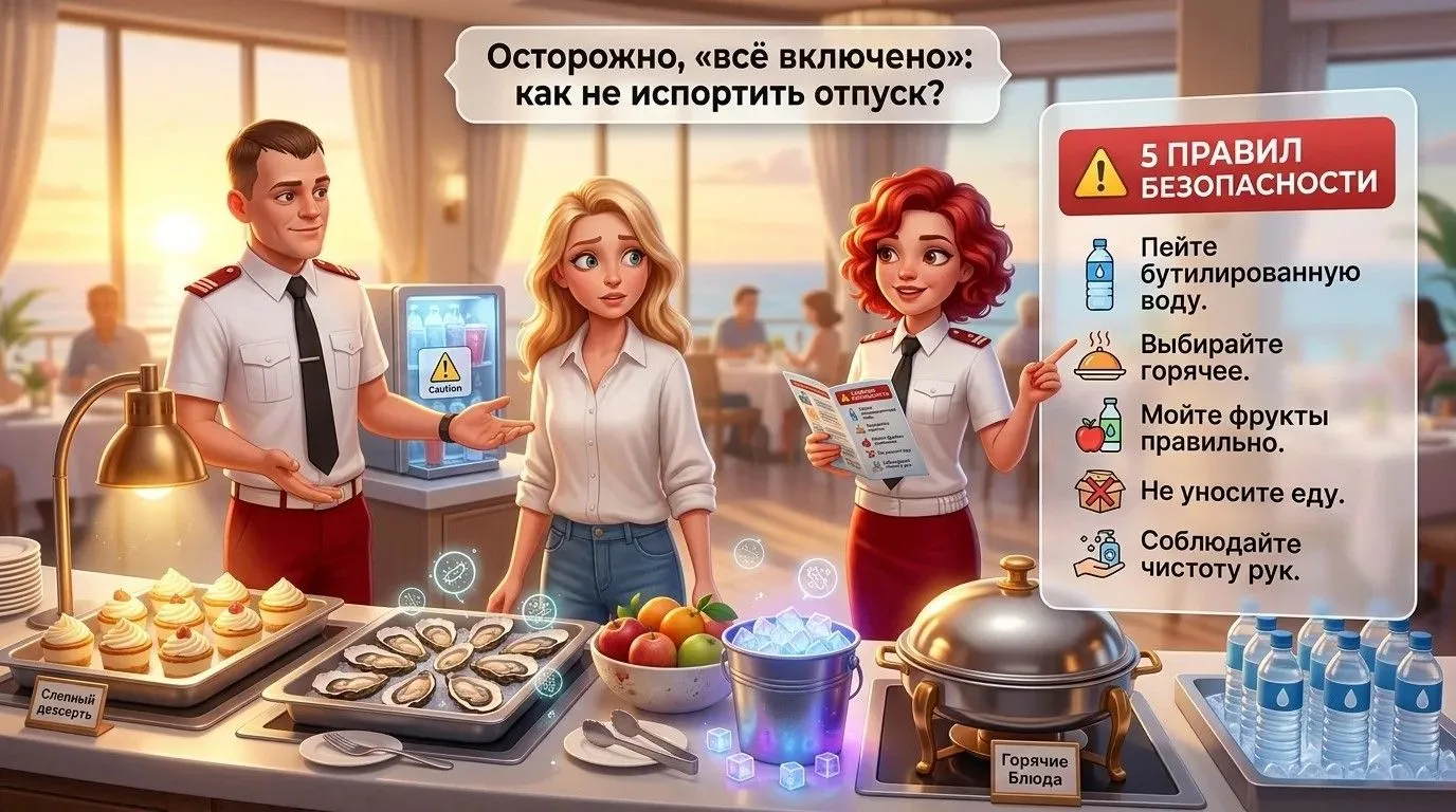 Осторожно, «всё включено»: как не испортить отпуск пищевым отравлением?
 
Долгожданный отпуск на мор