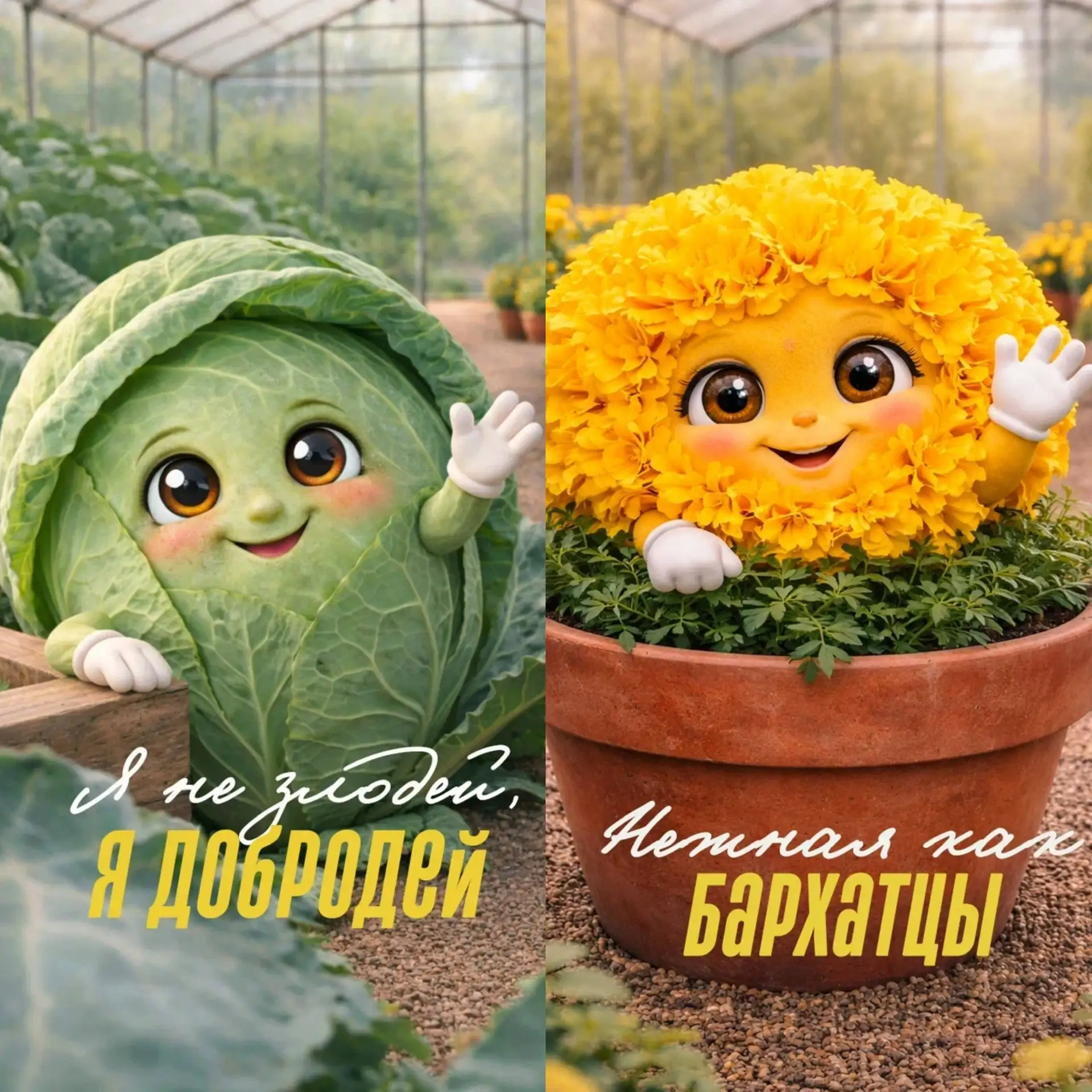 😆 Сегодня 1 апреля — Всемирный День смеха   Мы решили, что наши овощи тоже заслуживают немного славы