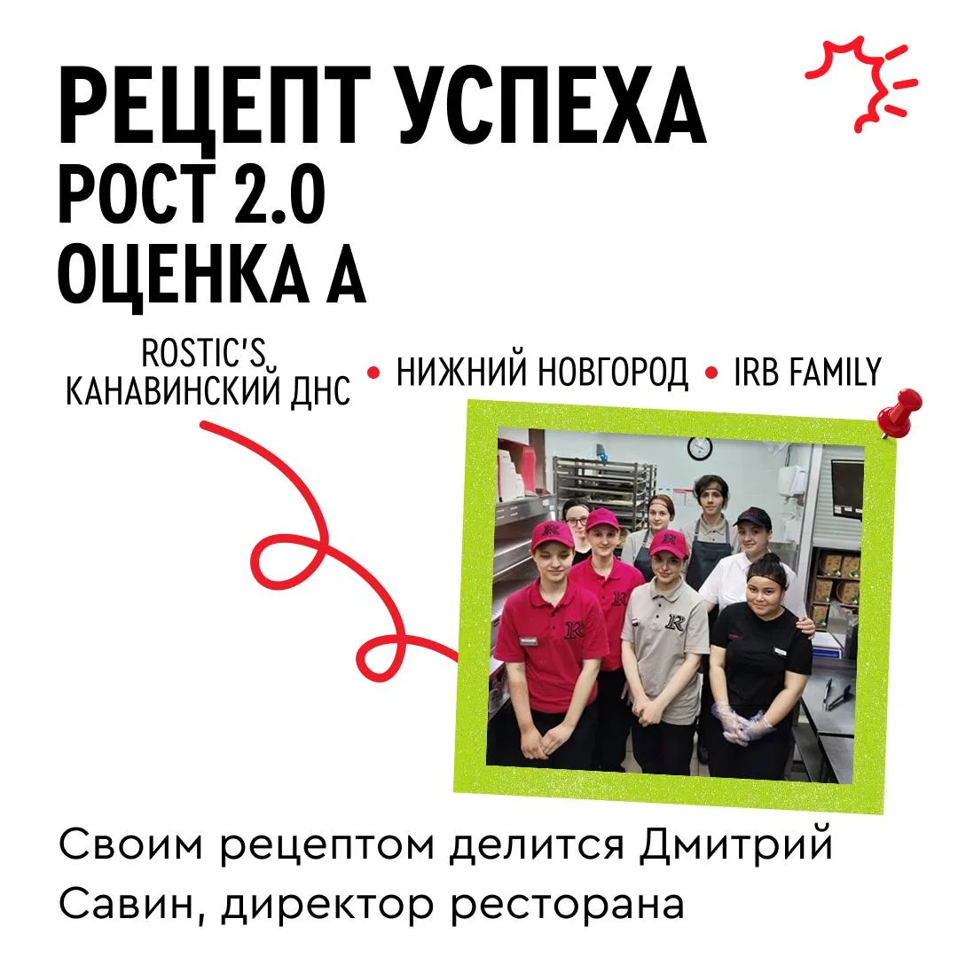 ⭐️ Продолжаем знакомиться с историями ресторанов, получивших высшую оценку в РОСТ