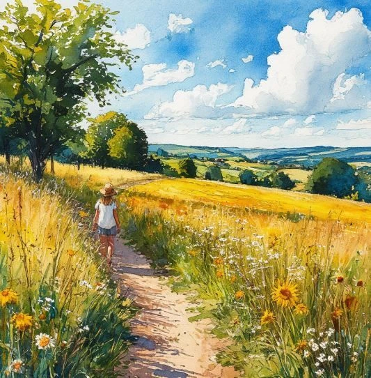 Ждём вас на мастер-классе «До свидания, лето!» 🎨☀️