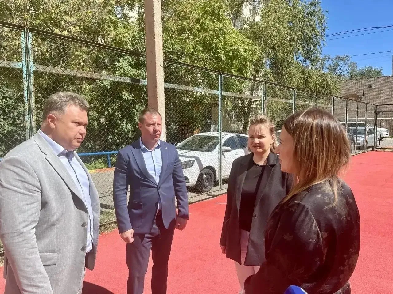 Спортивное поле на улице Краснодарской готовят к открытию