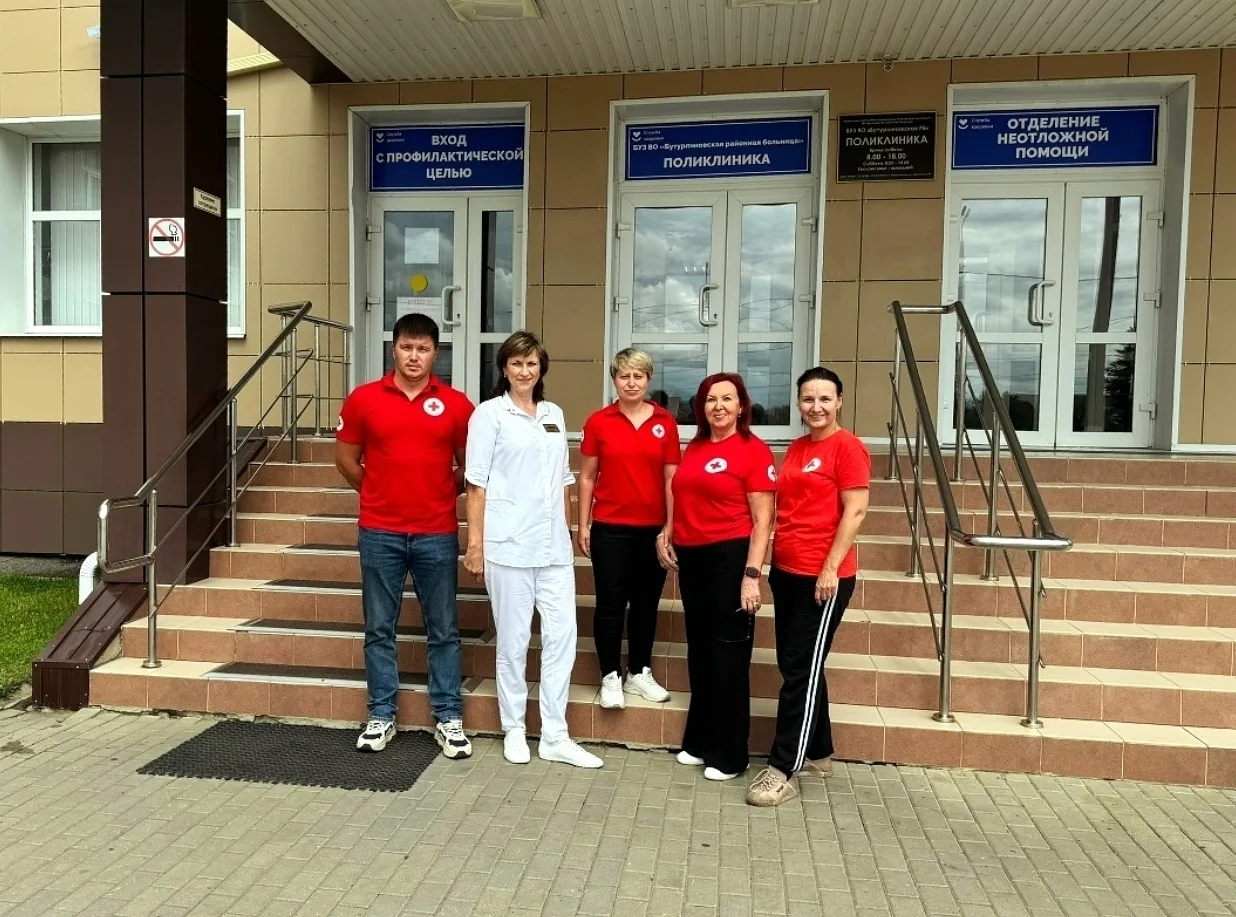 🏥На базе Бутурлиновской райбольницы прошла совместная профилактическая акция Воронежского областног