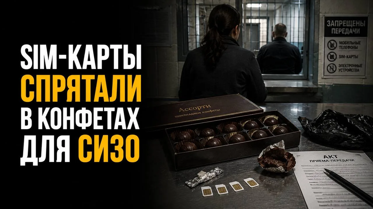 В московском СИЗО пытались передать SIM-карты в конфетах
