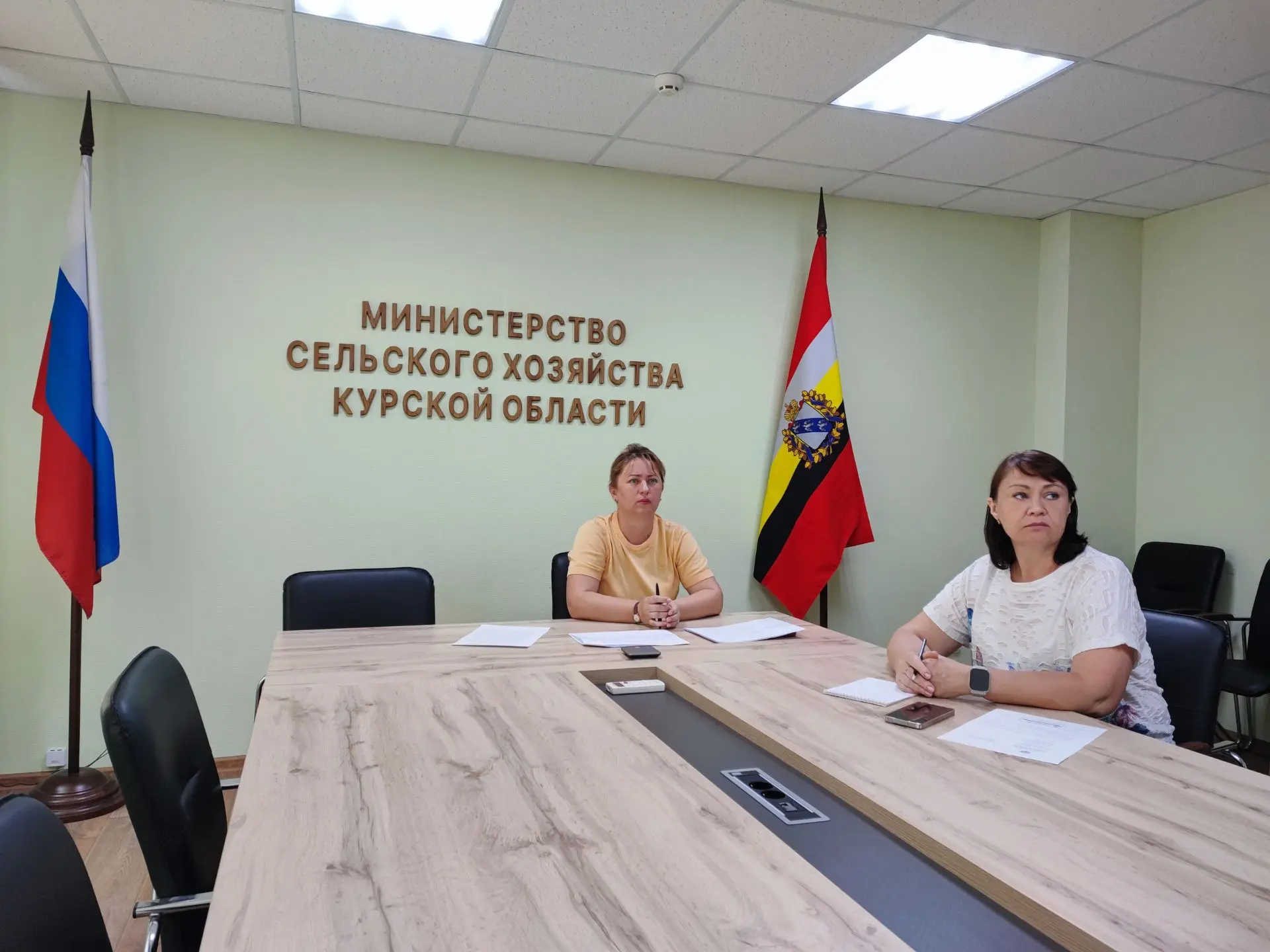 📗 Министр сельского хозяйства Курской области Наталья Гончарова приняла участие в заседании Минсель