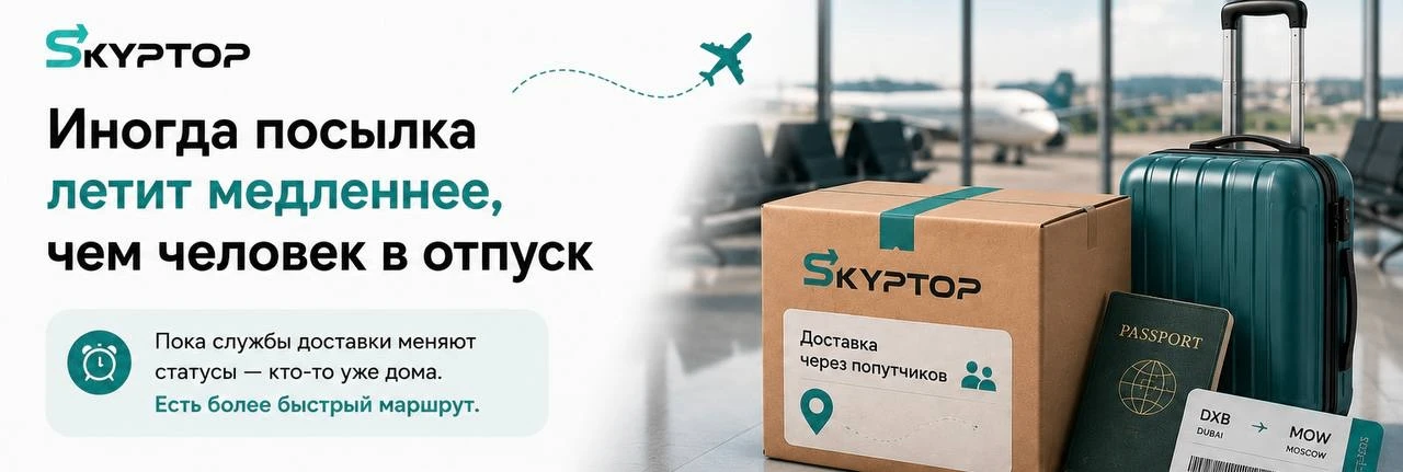📦 Самое странное в международной доставке — иногда посылка летит медленнее, чем человек едет в отпу