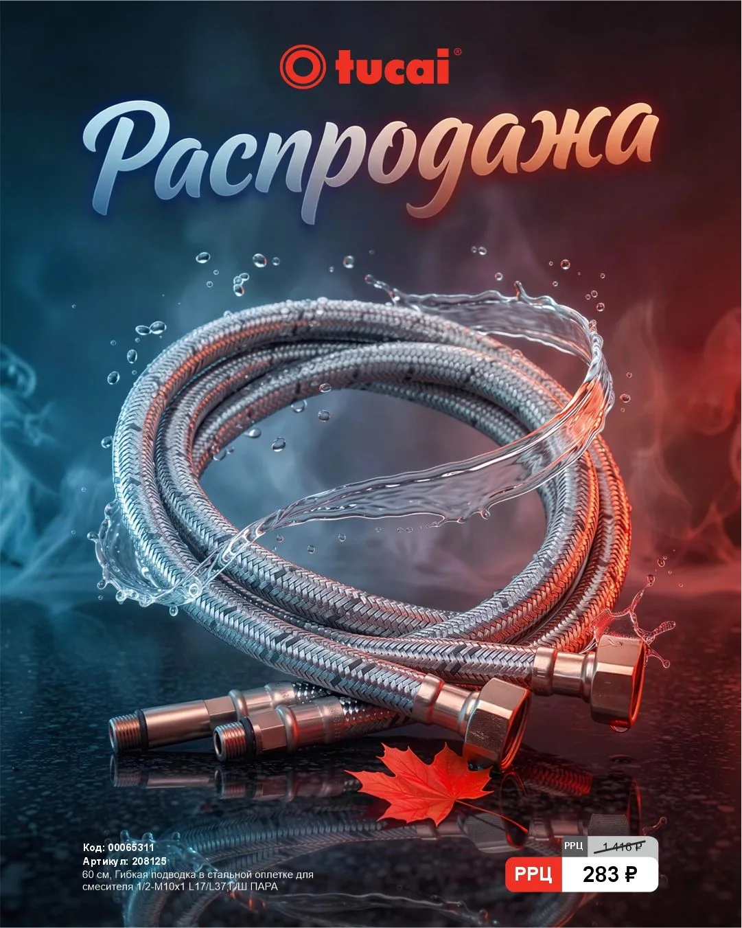 🔥 РАСПРОДАЖА: ГИБКАЯ ПОДВОДКА TUCAI 🔥