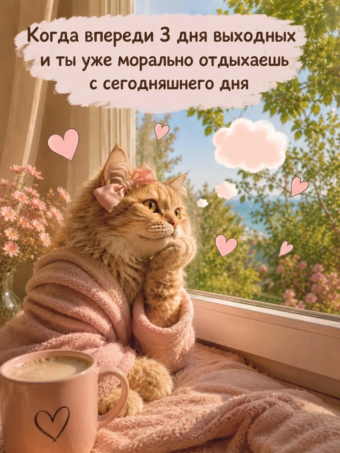 Всех с последним рабочим днём, девочки😘