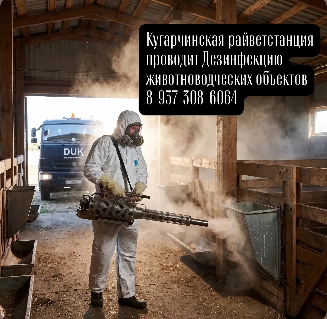 🐄 Готовимся к зиме: почему дезинфекция животноводческих помещений — обязательный этап 🧼