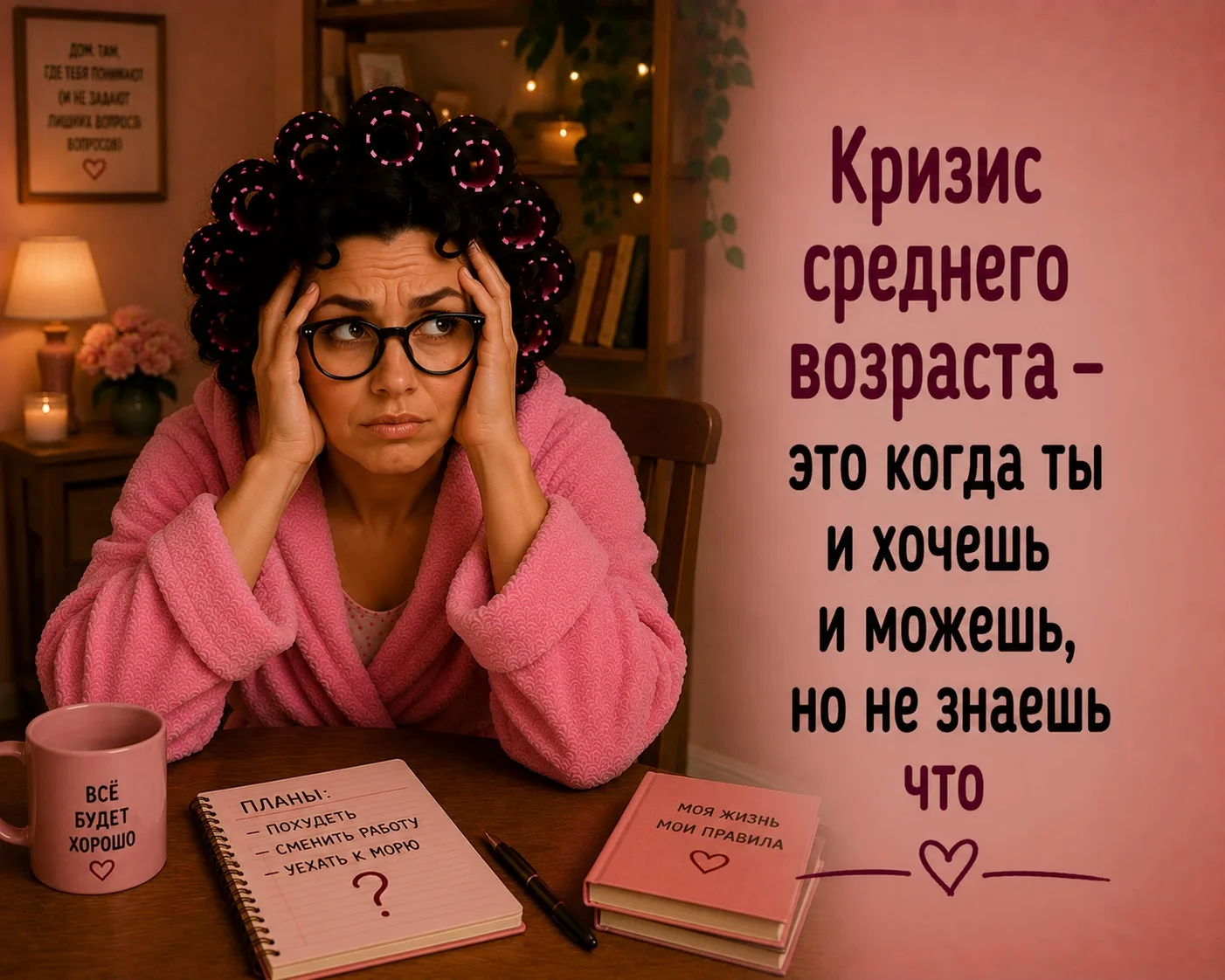 Барышня в халате | Психология с юмором