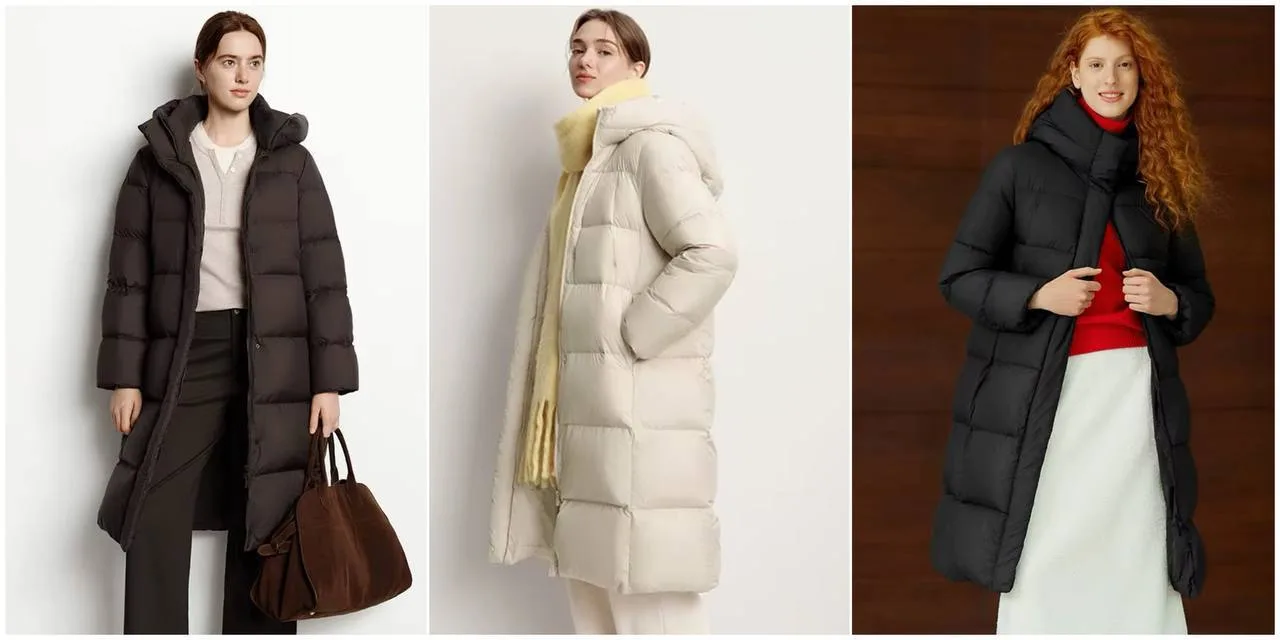 Длинный пуховик от Semir, нат. пух 200-250 гр, 8 вариантов расцветки