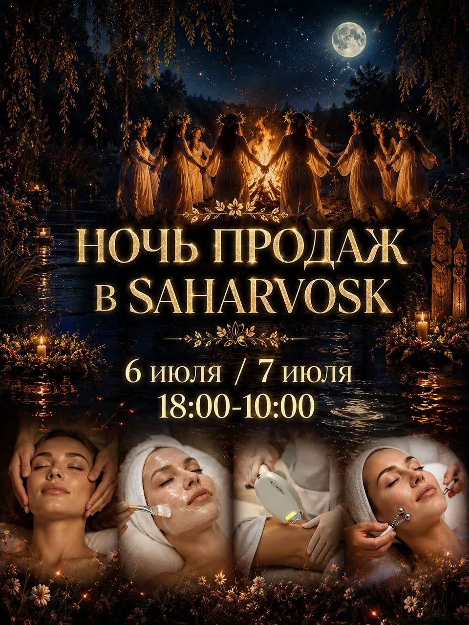Ночь Ивана Купалы — время сильных  решений.

Именно в эту ночь — с 6 на 7 июля — мы подготовили для 