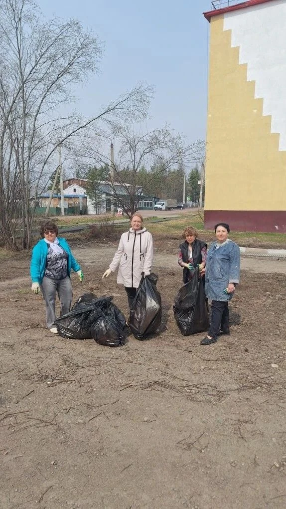 🔹 Сотрудники ООО "Магистраль Беркакит" провели весенний субботник