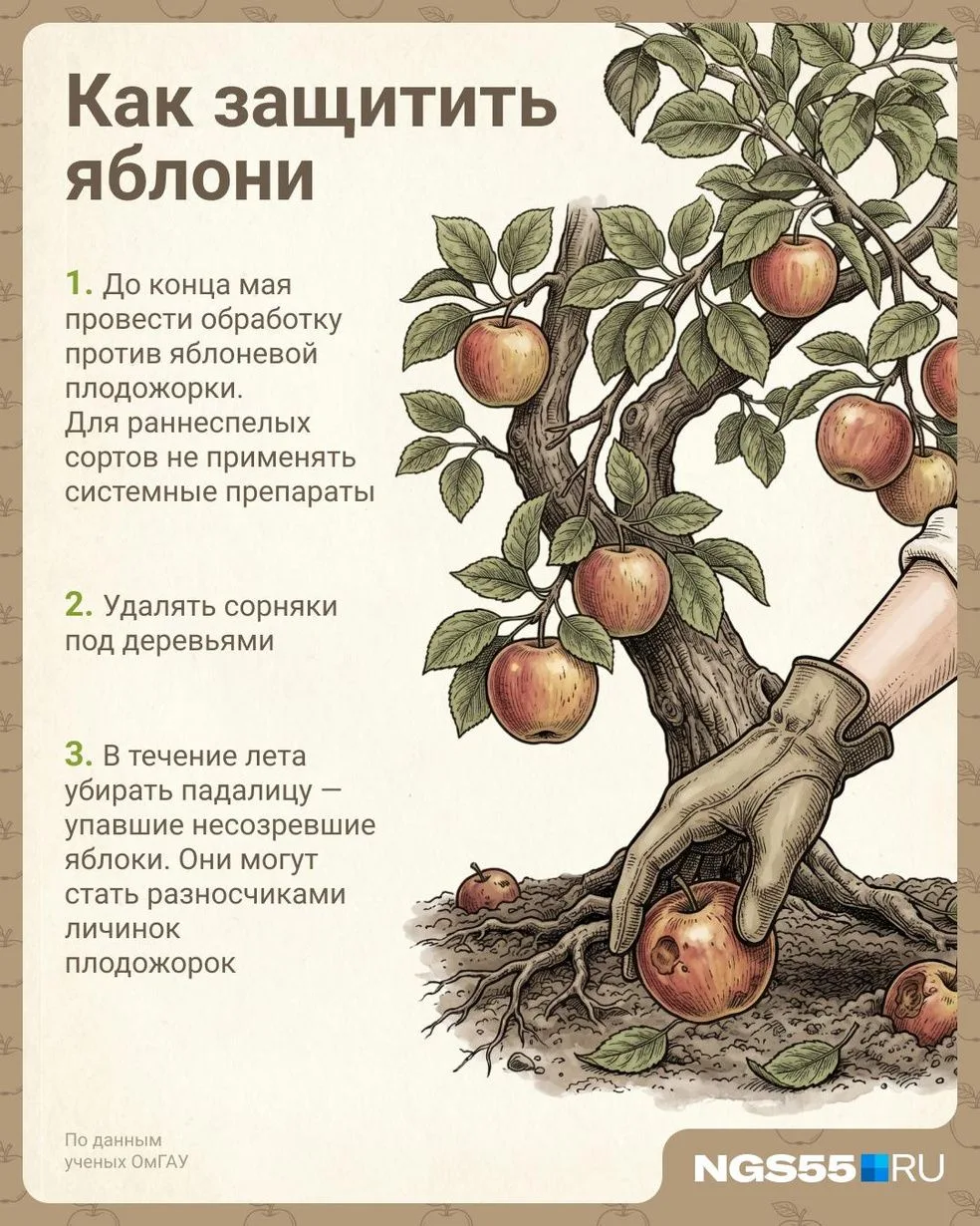 Как защитить смородину и яблони от тли и плодожорки? 

Наши коллеги из @ngs55news спросили у декана 