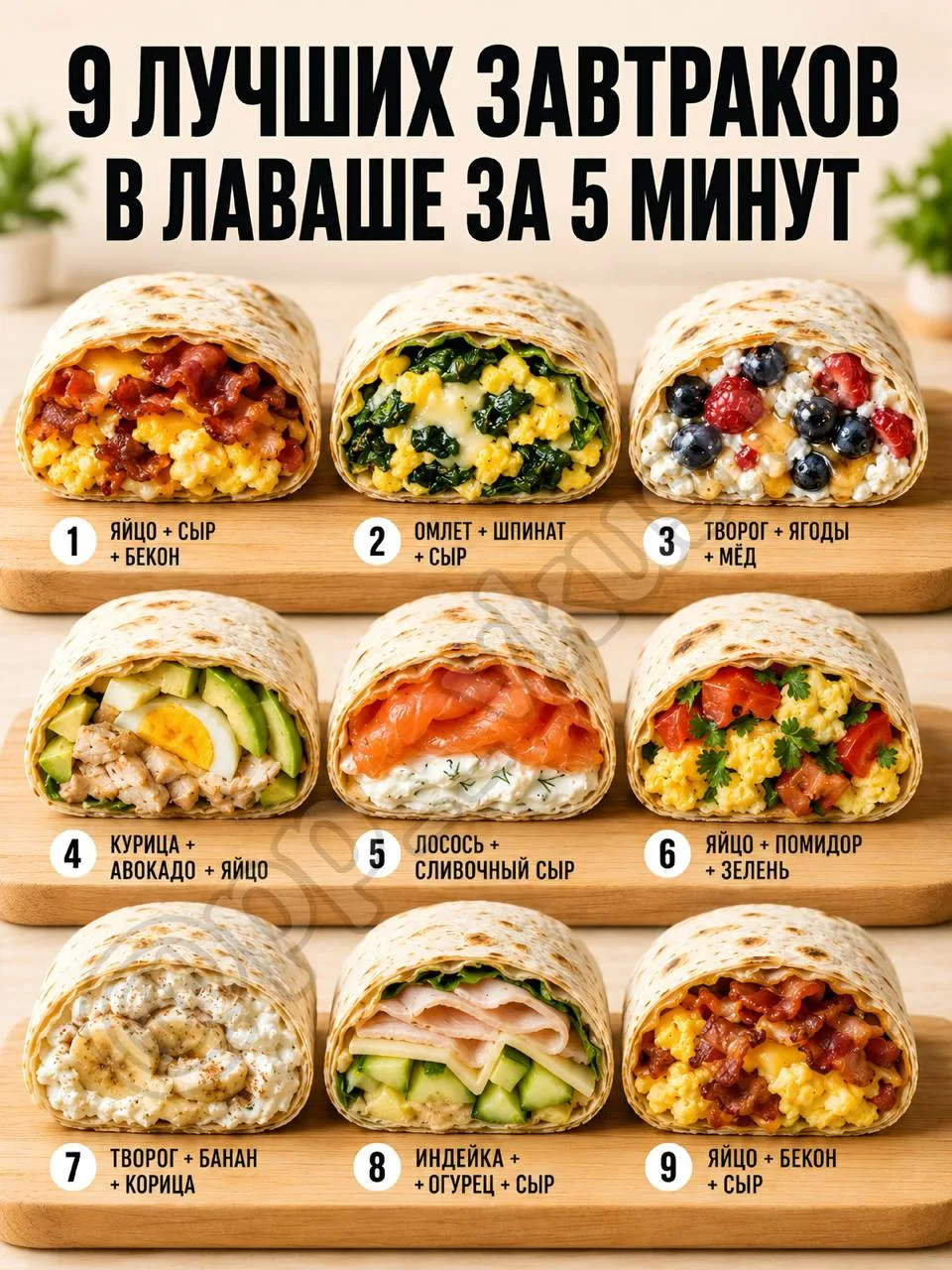 🌞 Простые завтраки для всей семьи