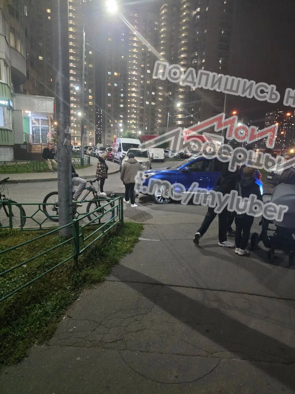 ДТП с самокатом на Преображенской в Люберцах.