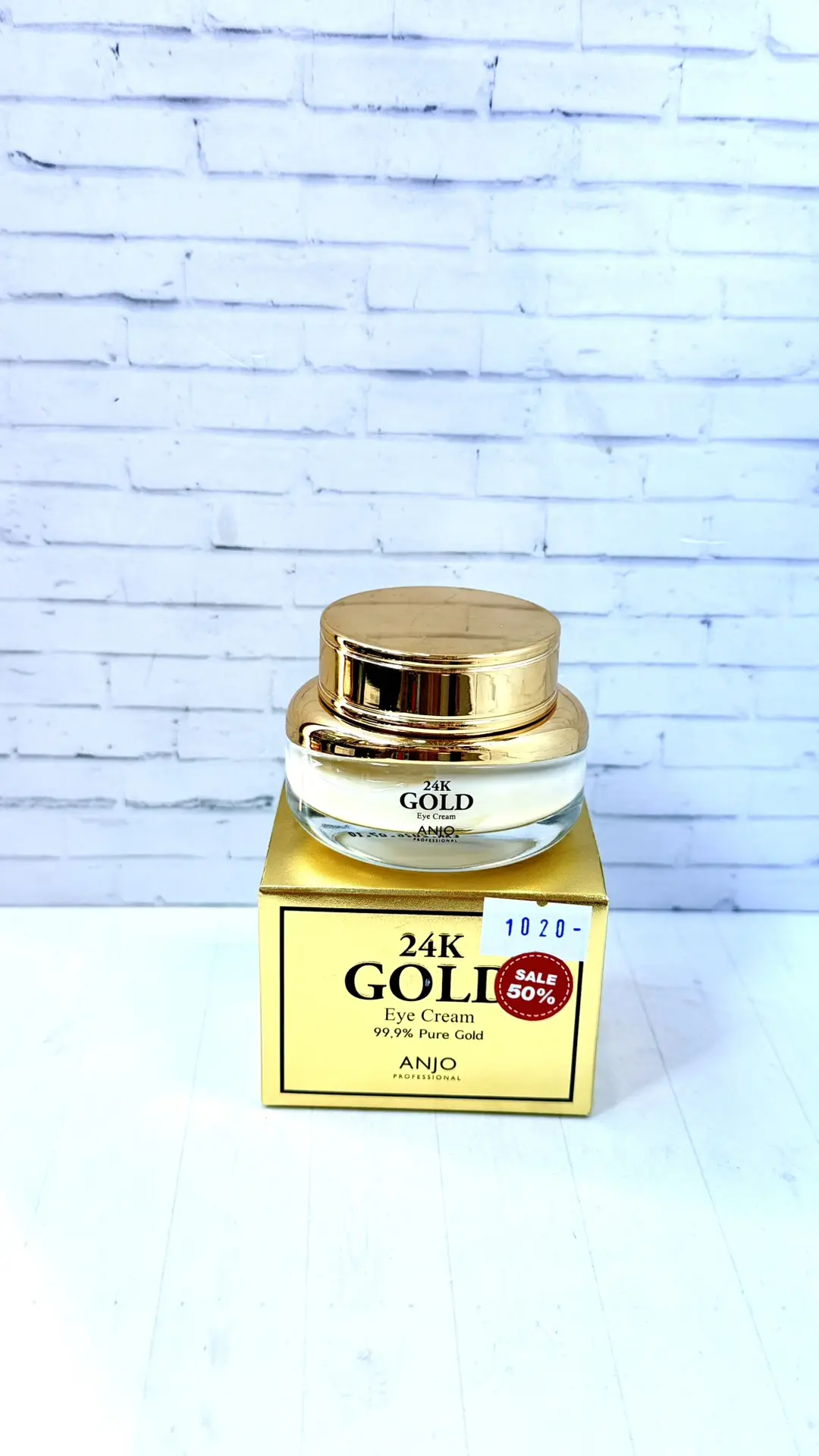 💥💥💥АКЦИЯ СКИДКА -50%💥💥💥

ANJO 24K GOLD EYE CREAM - антивозрастной крем для век с 24-каратным з