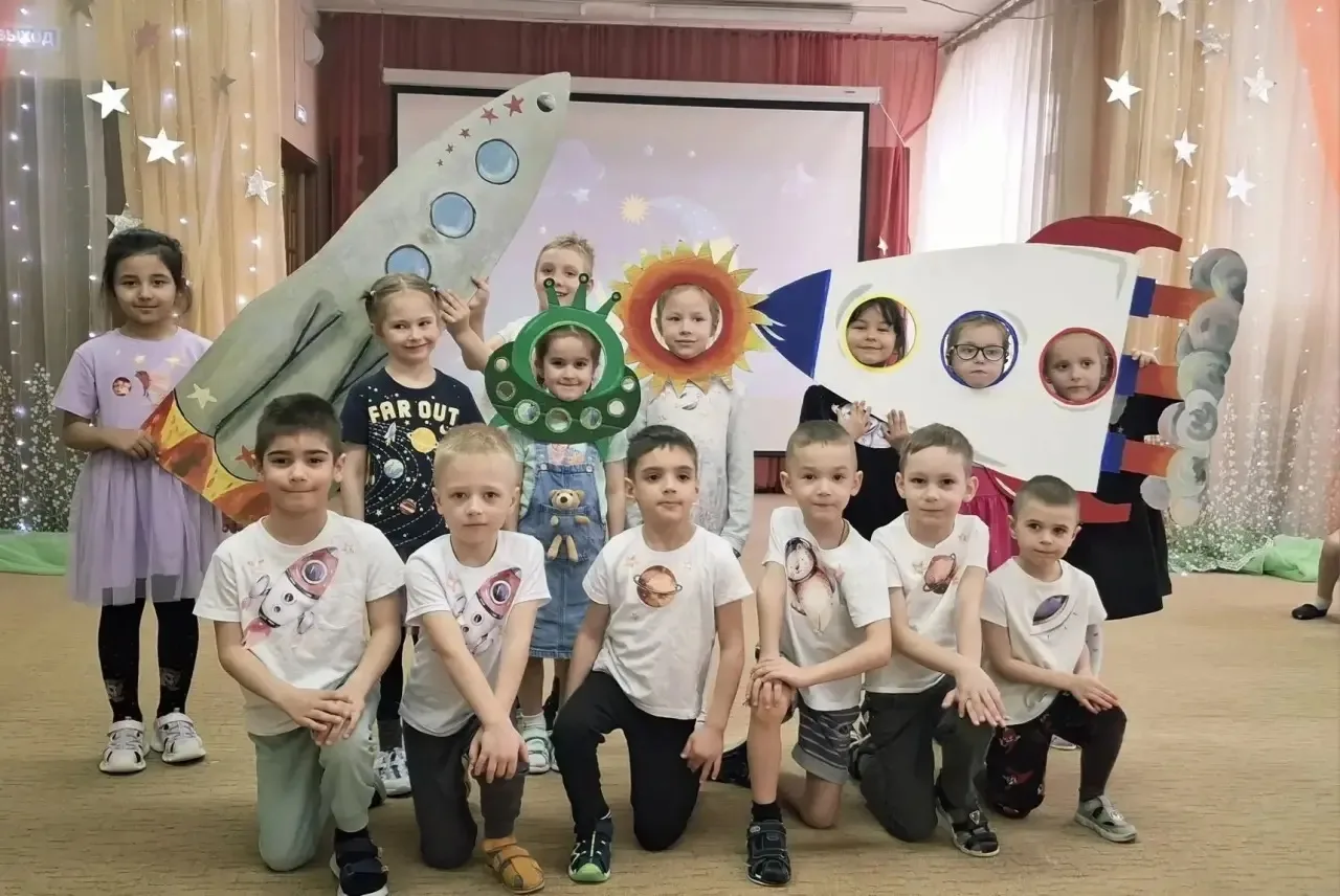 ⭐Космическое путешествие!  3, 2, 1... Полетели! Наши маленькие первооткрыватели превратились в насто