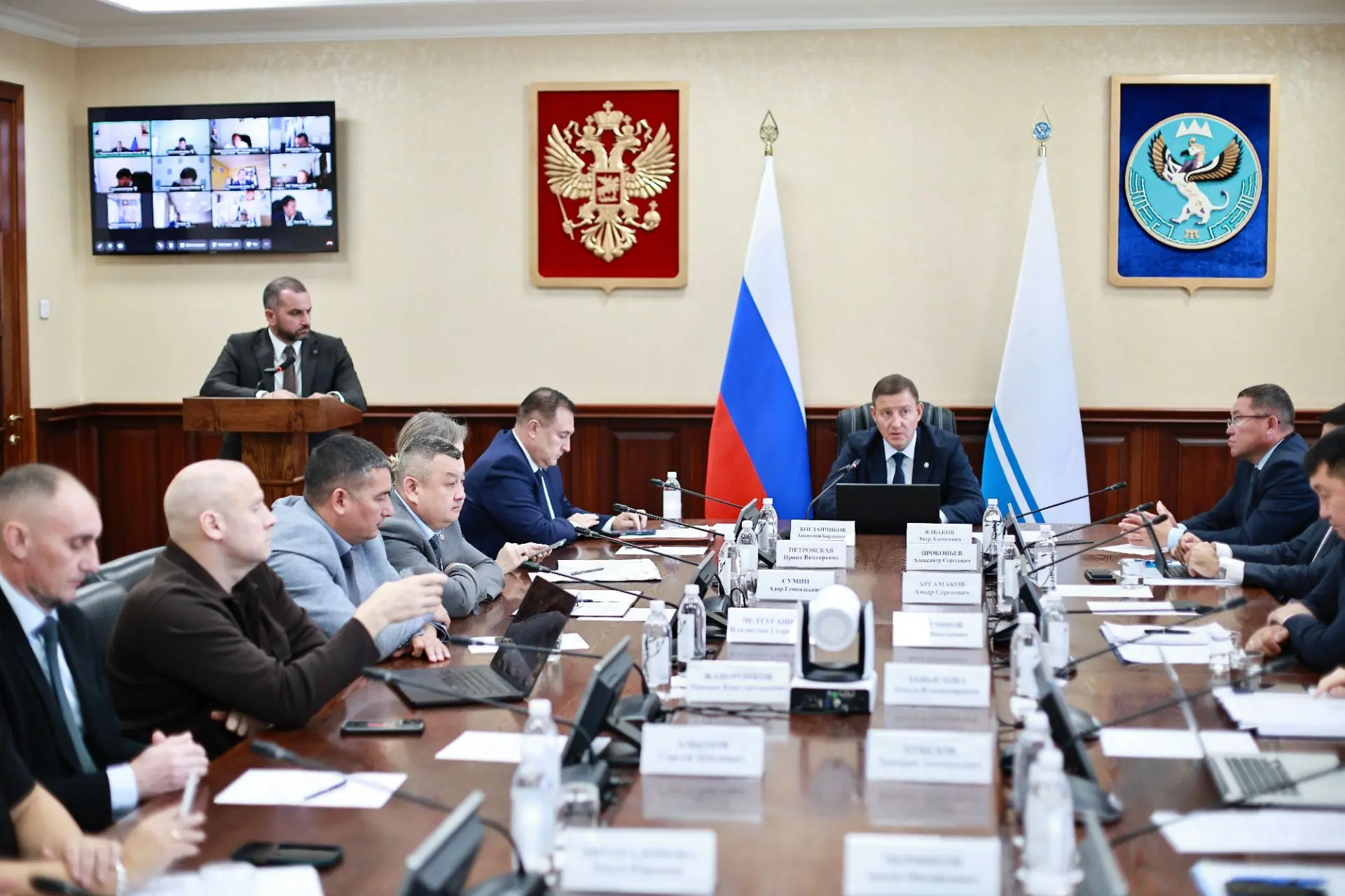 Выступил сегодня на заседании Правительства Республики Алтай. Представил доклад об итог...