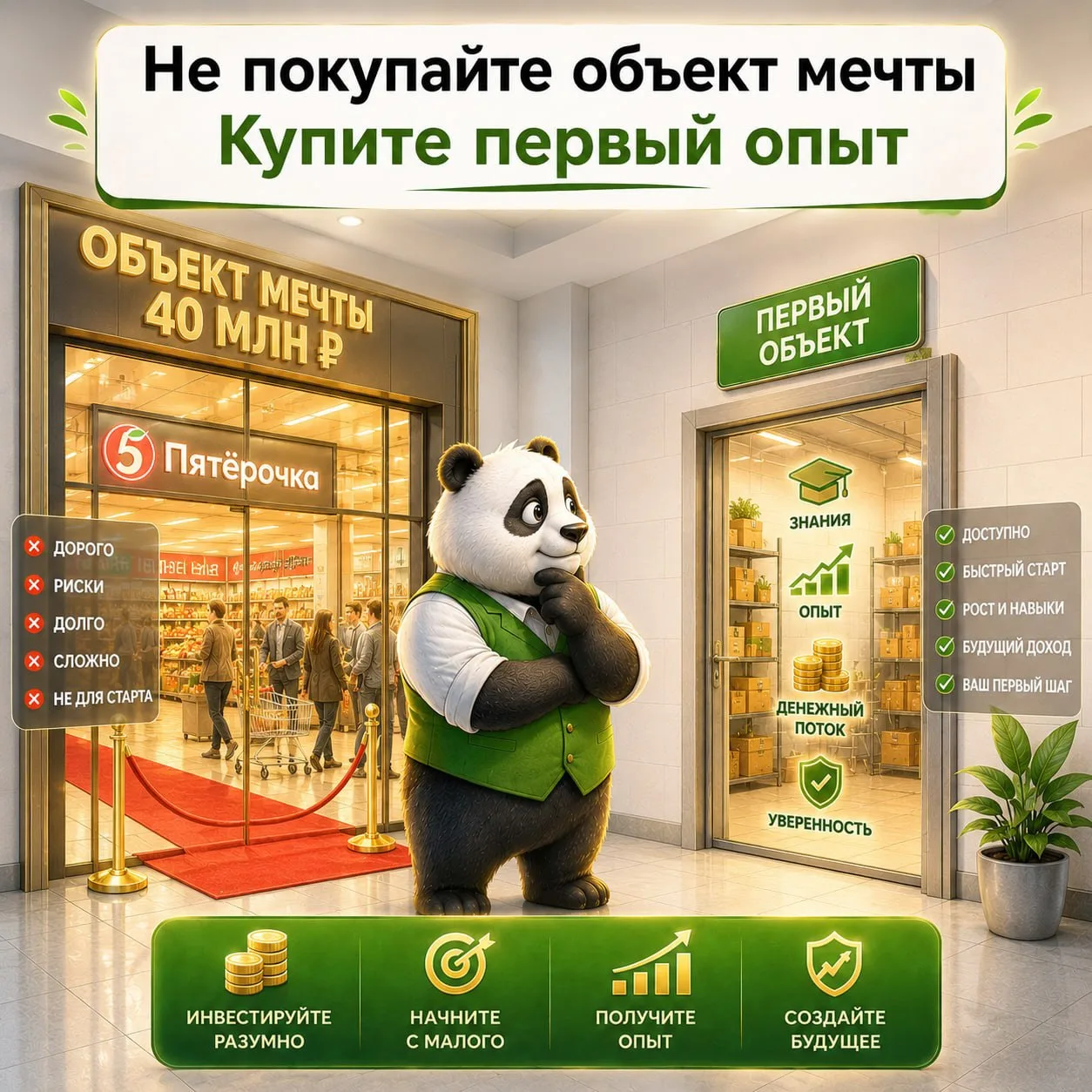Как правильно “пробовать” инвестиции, а не заходить на всю сумму

Одна из ошибок, которую вижу у люд