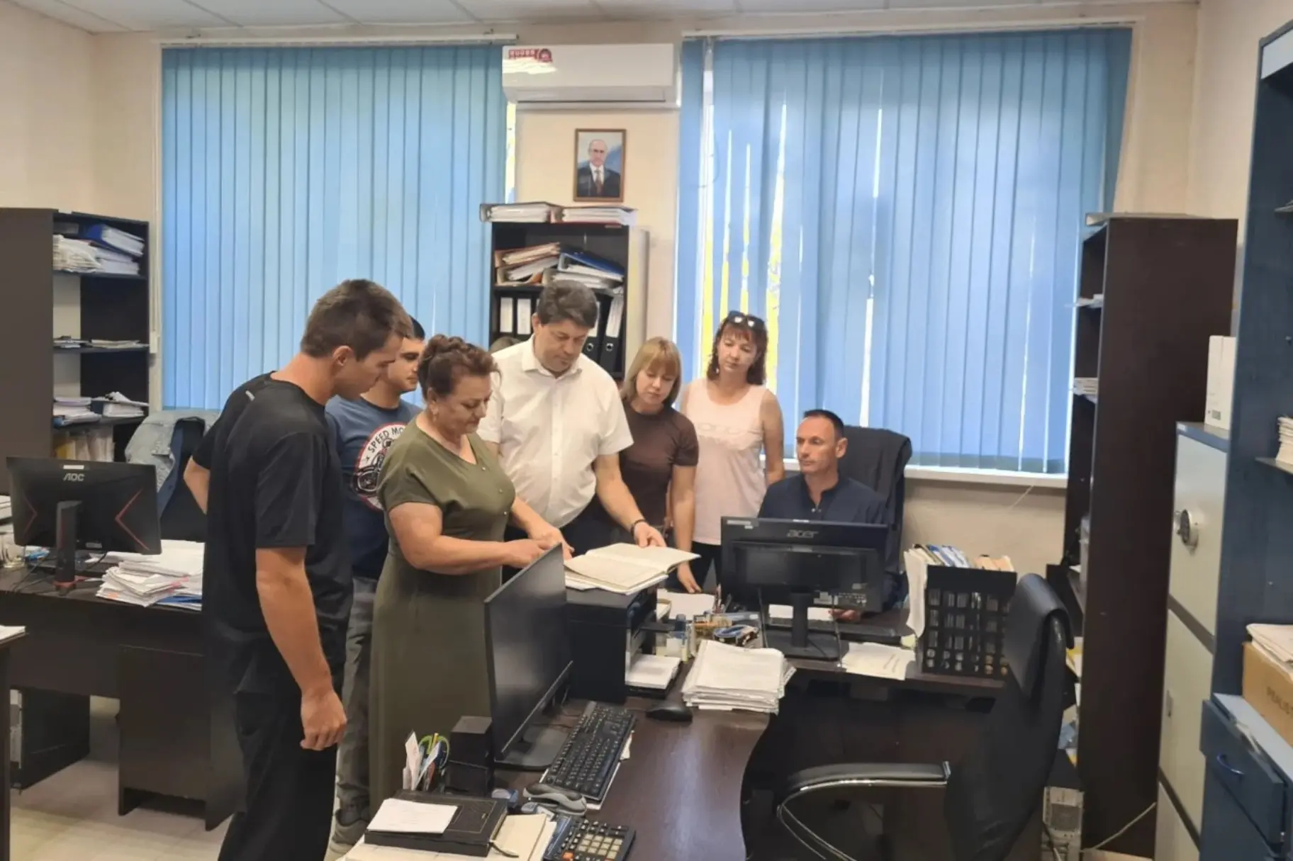 Председатель Государственного комитета ветеринарии Республики Крым Валерий Иванов провё...