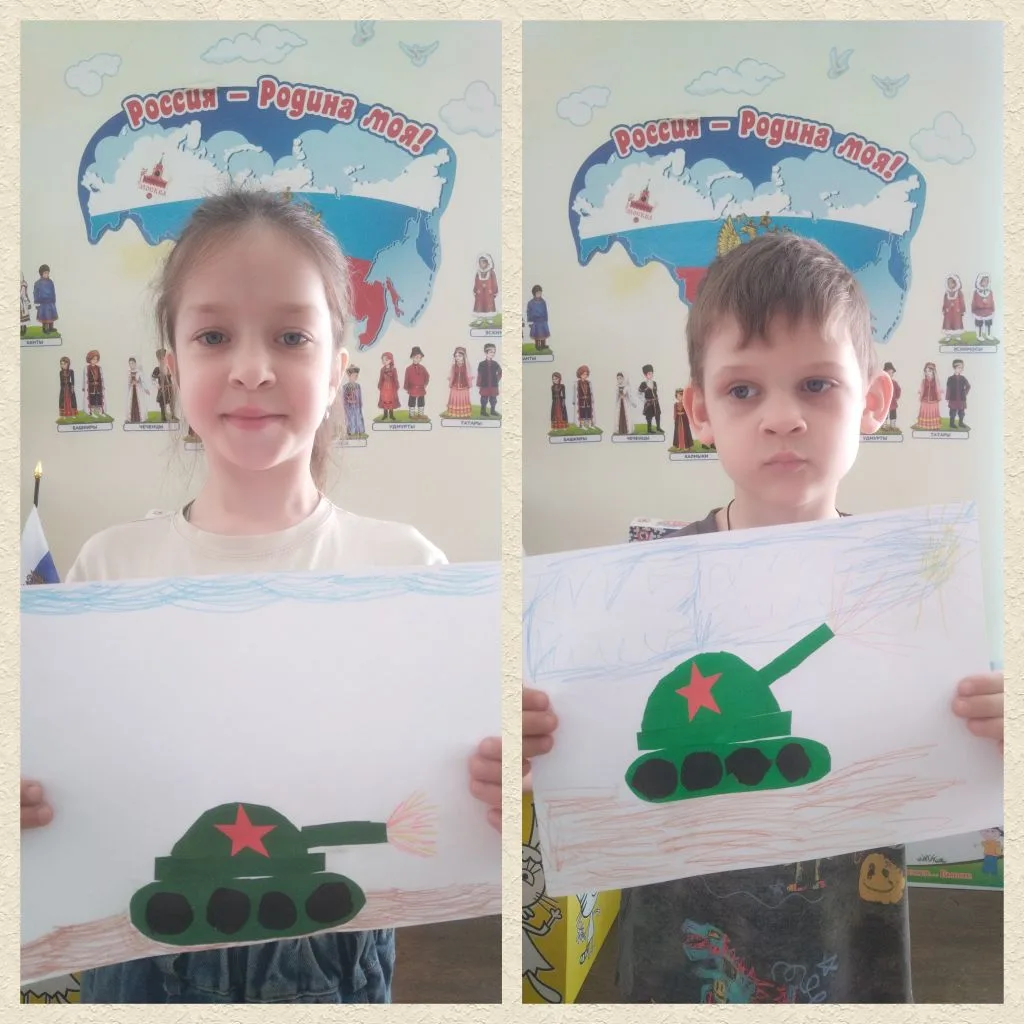 Тема "Победный май" продолжается в старшей группе ДОУ во всех видах детской деятельности.