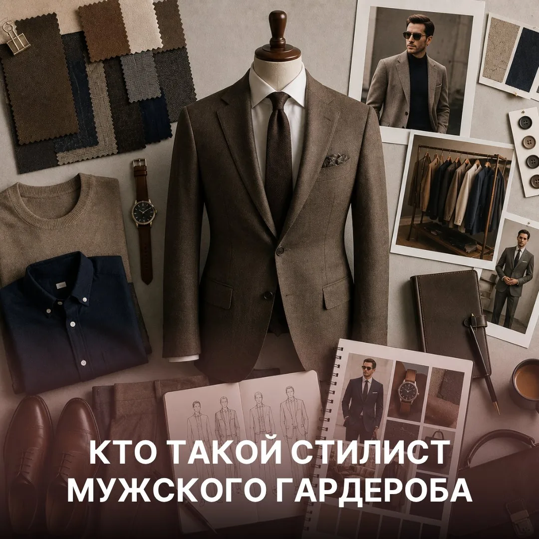 Кто такой стилист мужского гардероба и почему мужчины всё чаще готовы платить за внешни...