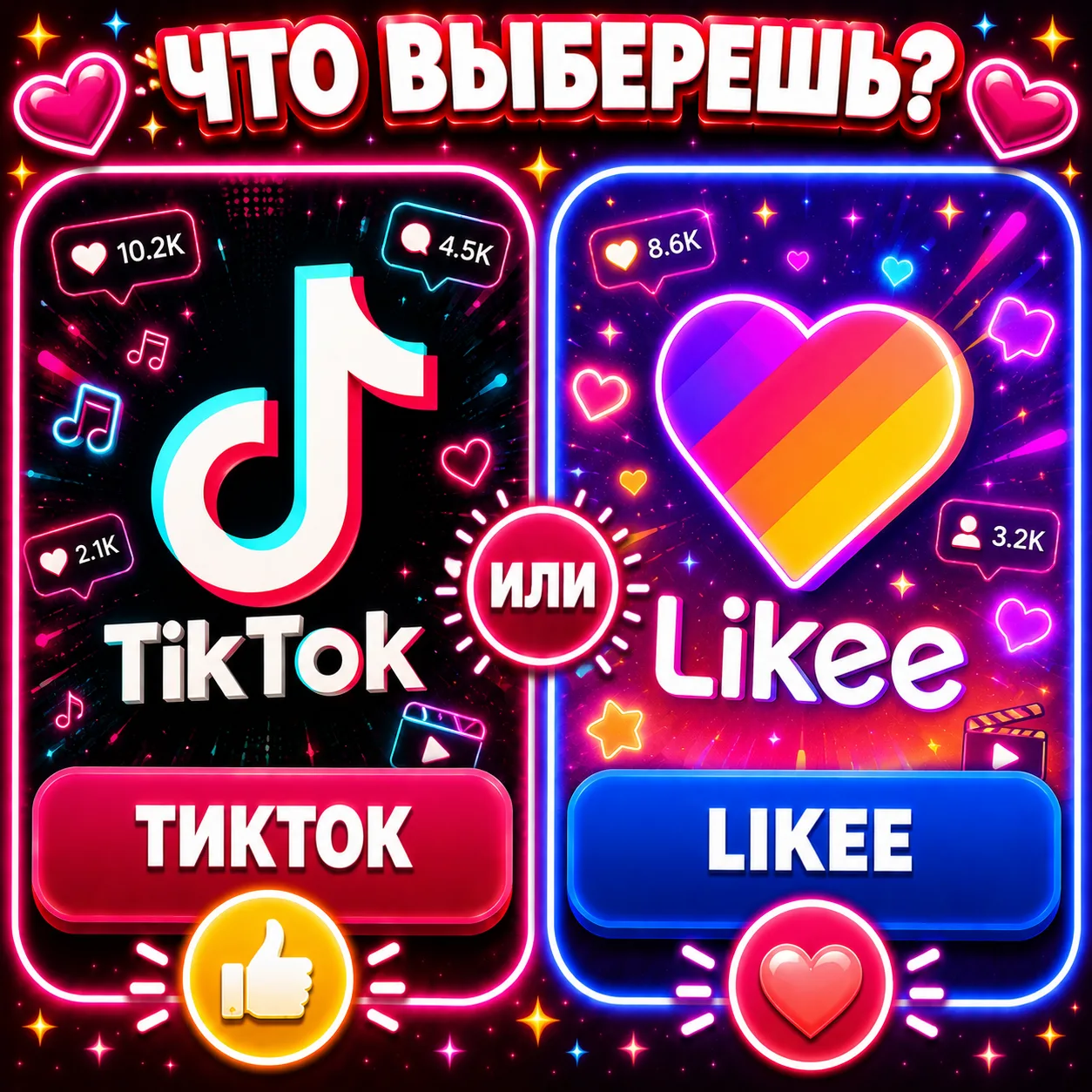 TikTok или Likee?
