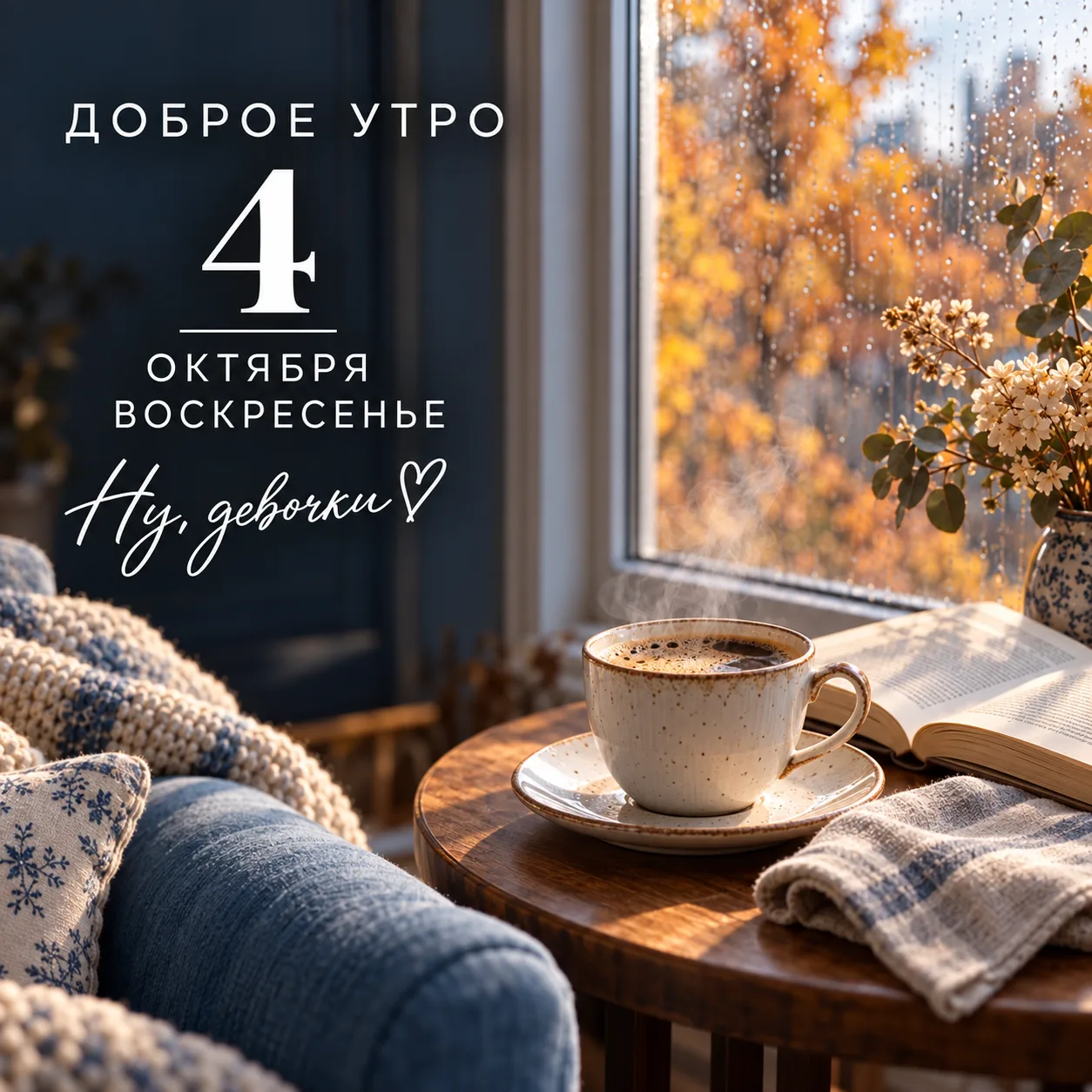 Доброе утро, девочки 🤍Воскресенье — день, когда кофе можно пить медленно, завтракать п...
