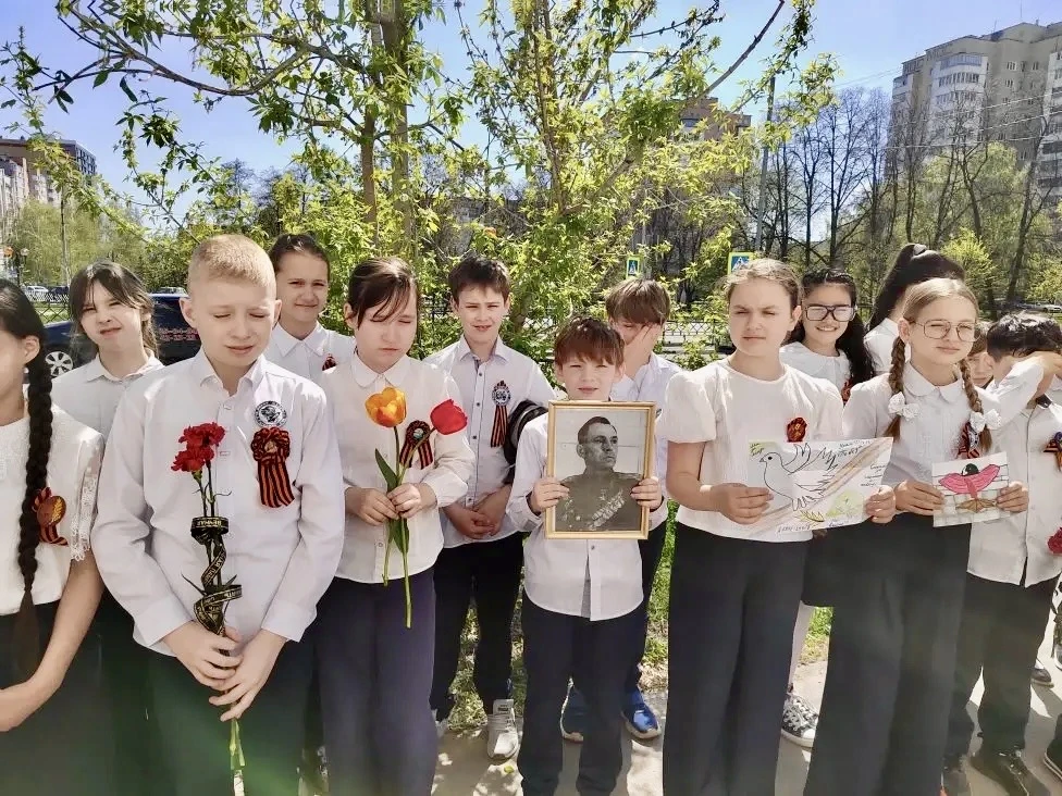✨Сегодня, 5 мая, у мемориальной доски «Героя Советского Союза  С. А. Неменко» прошла торжественная л