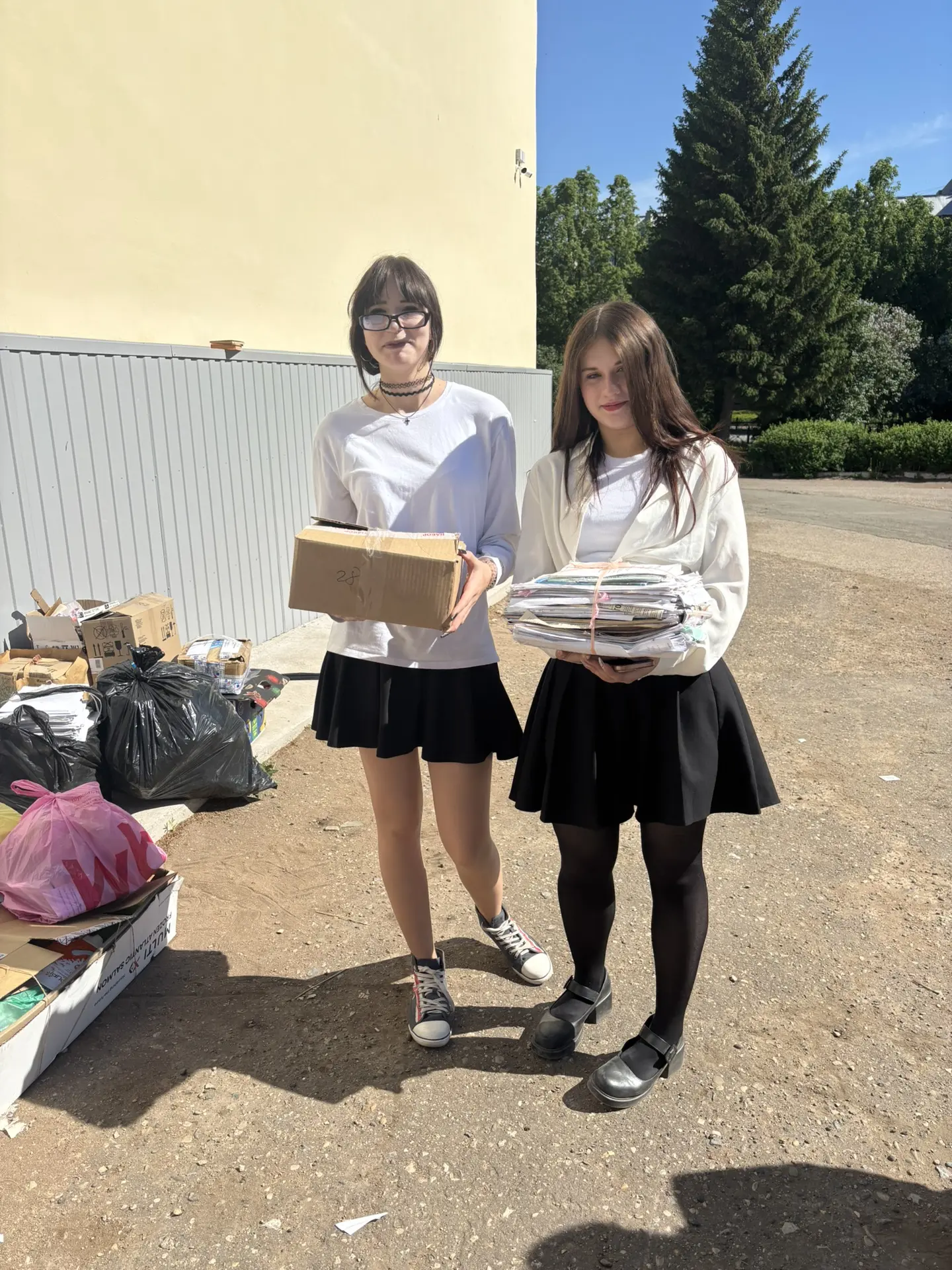 🌿 Спасаем планету вместе! Итоги школьного сбора макулатуры В нашей школе прошла традиционная и очень