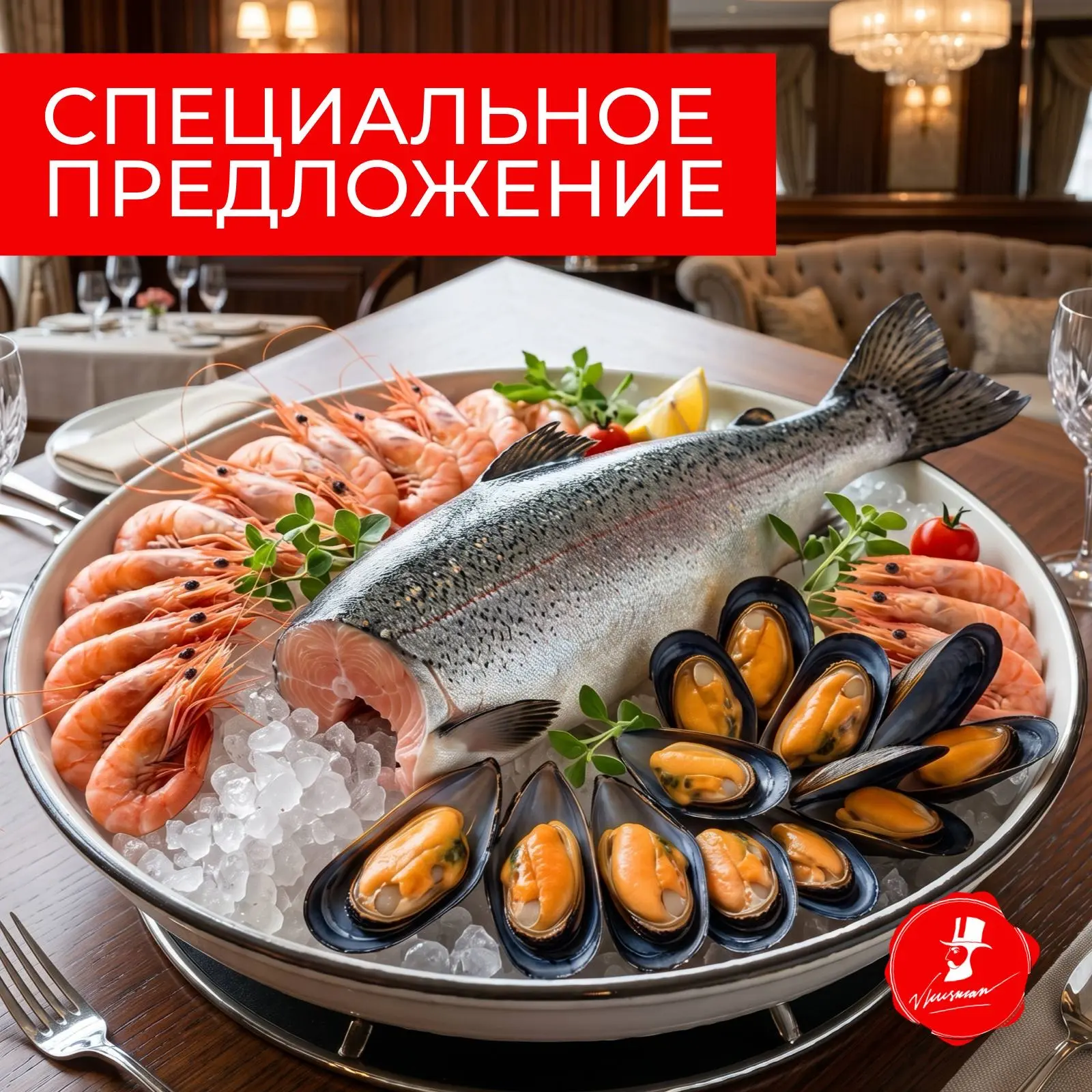 ⚡️ Ценопад на форель, мидии и северные креветки!
