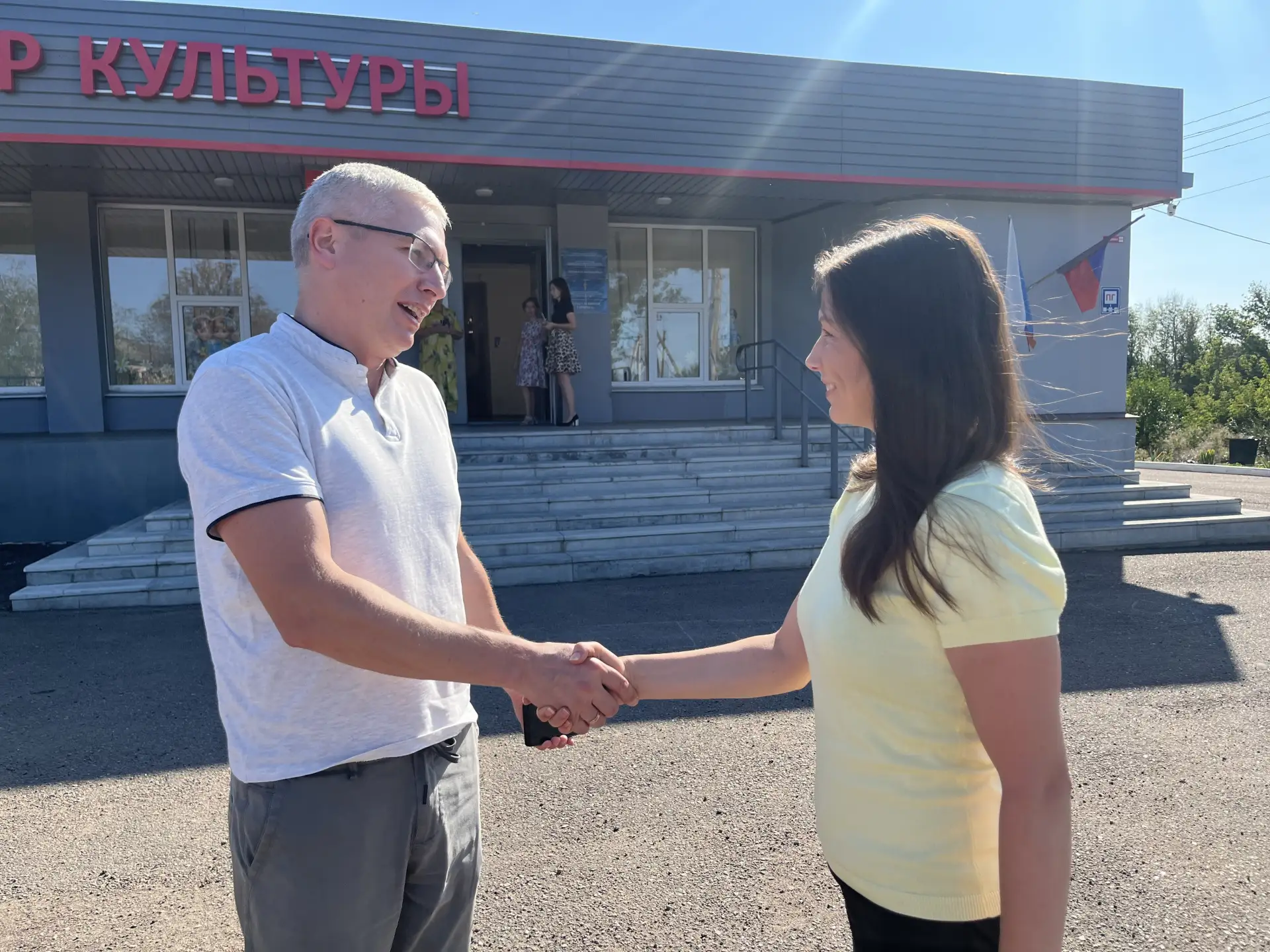 Как же здорово увидеть новую жизнь того, что враг стремился уничтожить. Клуб в селе Бир...