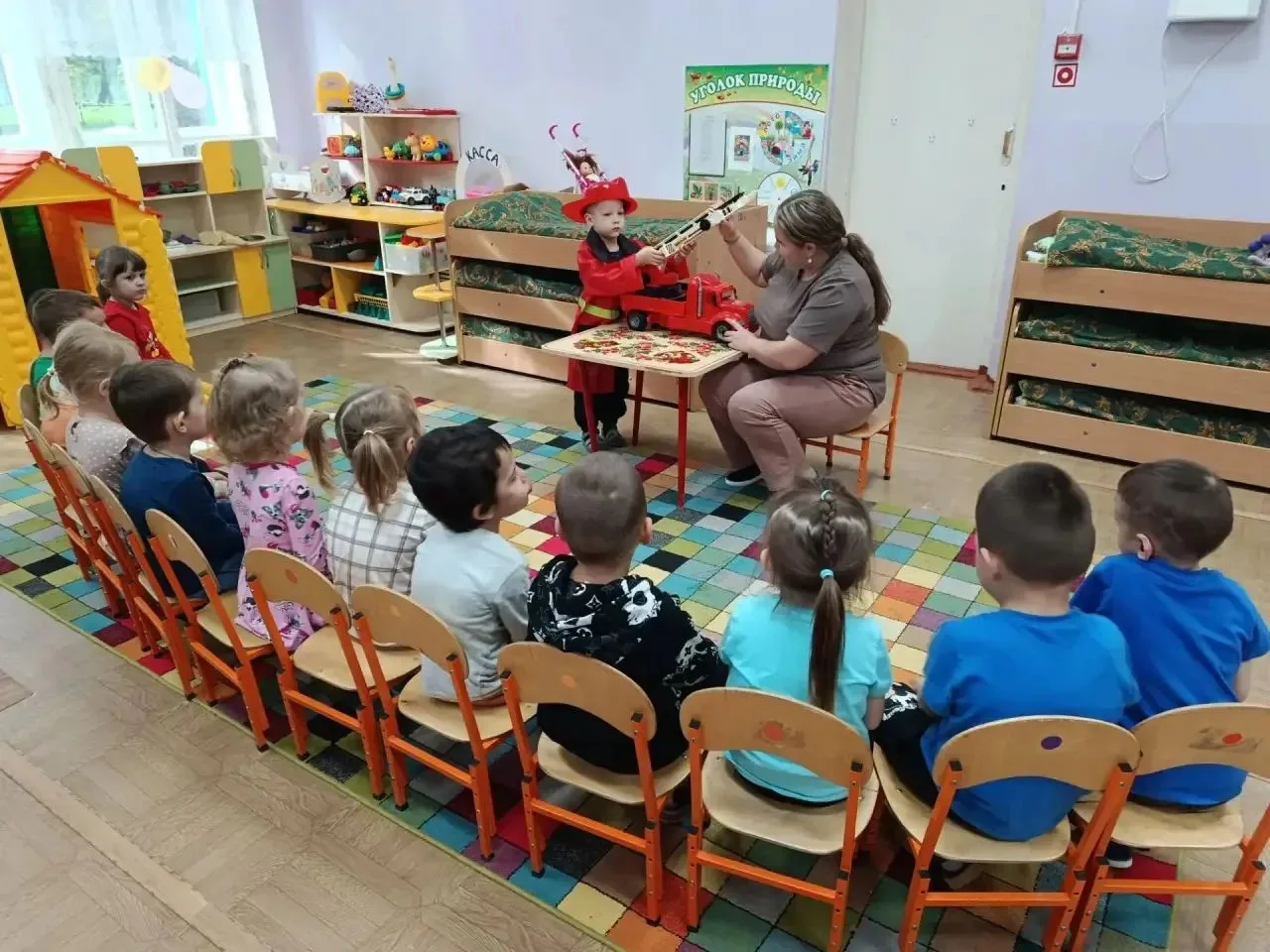 👩‍🚒В рамках Всероссийского открытого урока культуры безопасности в группах детского с...