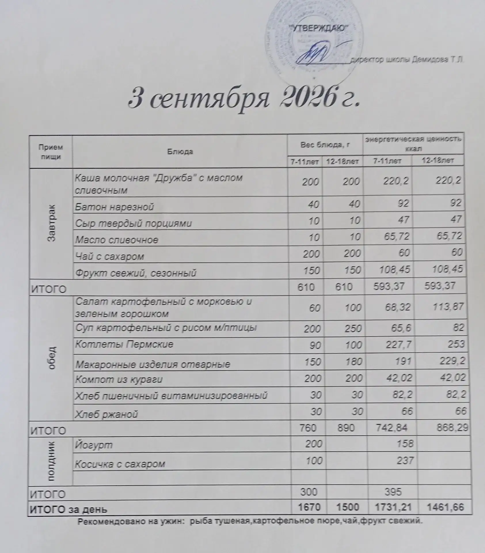 Учреждение: МОУ СОШ √1 им З.К. Пряхиной р.п. Мокроус
