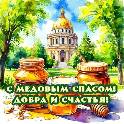 Поздравляем Вас с Медовым Спасом! Желаем , чтобы в жизни было больше солнца, тепла и ле...