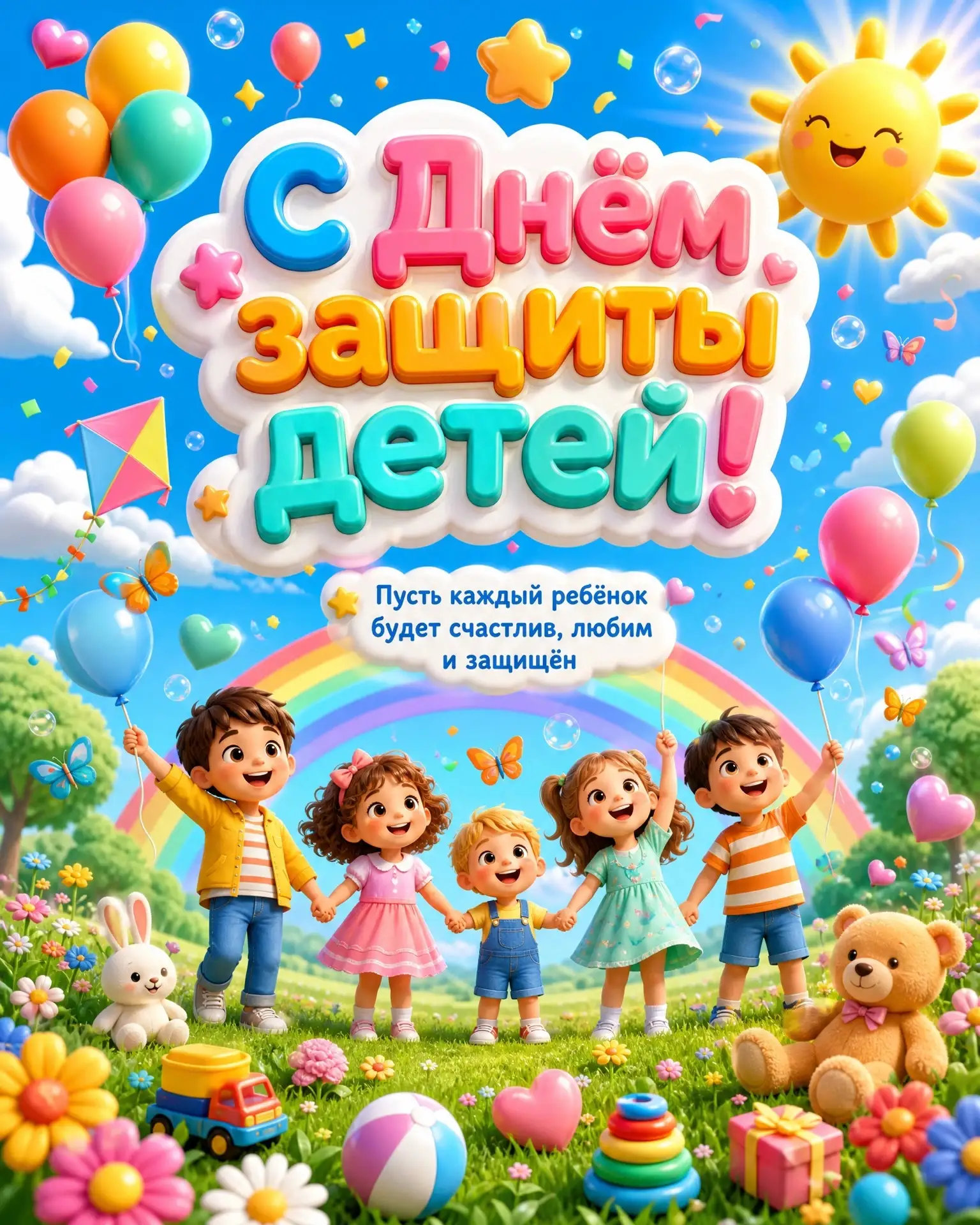 🎉 С Международным днём защиты детей! 🎉