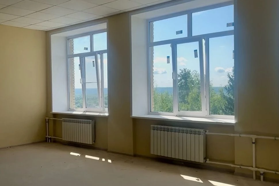 Капитальный ремонт школы в Канаевке подходит к завершению.