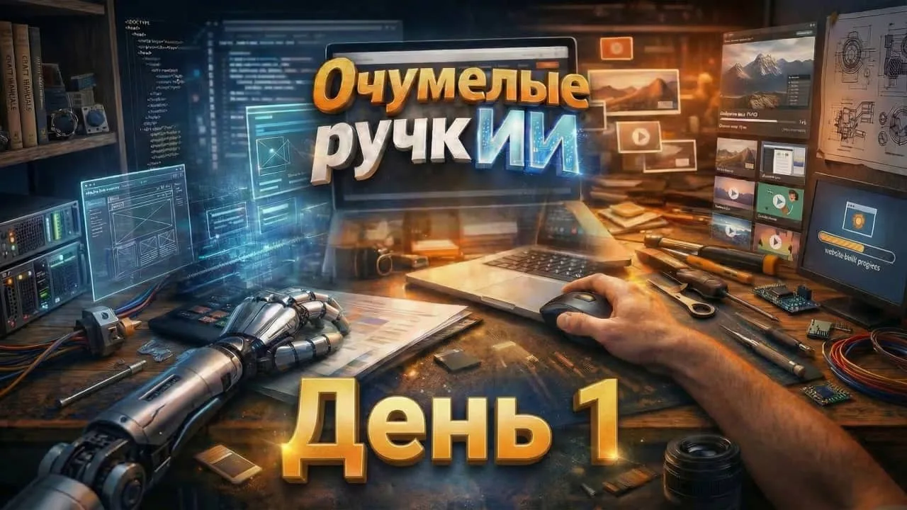🔔 Сегодня в 20:00 по Москве стартует первый день марафона «Очумелые ручкИИ»