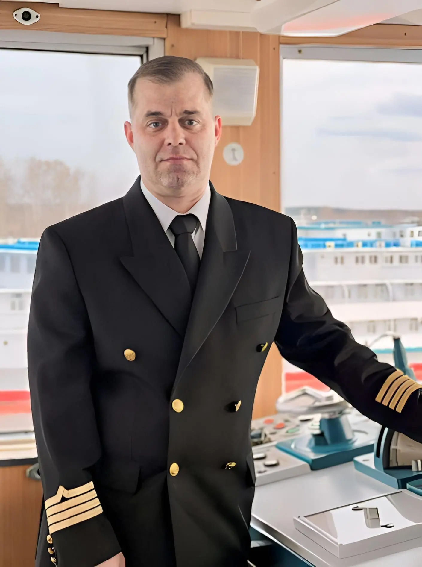 🛳️ Сегодня свой день рождения празднует капитан теплохода «Михаил Булгаков» — Сергей П...