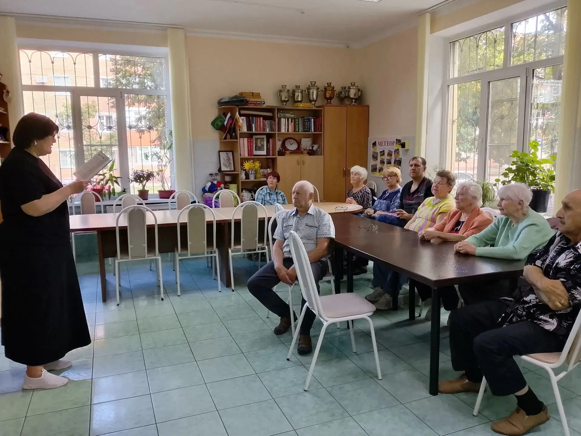 В ГБУ РА «КЦСОН в городе Майкопе» для представителей старшего поколения в Клубе «1эпэ1а...