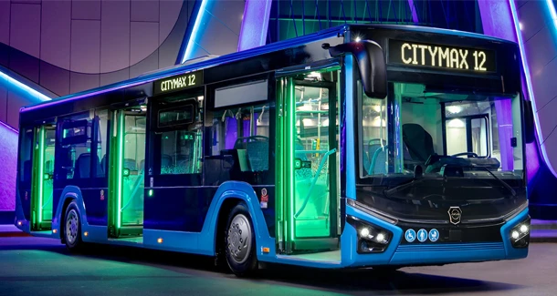 Фото к материалу про автобусы:

1. ЛИАЗ представил электробус е-Citymax 12.
2. Улан-Удэ передали 9 н