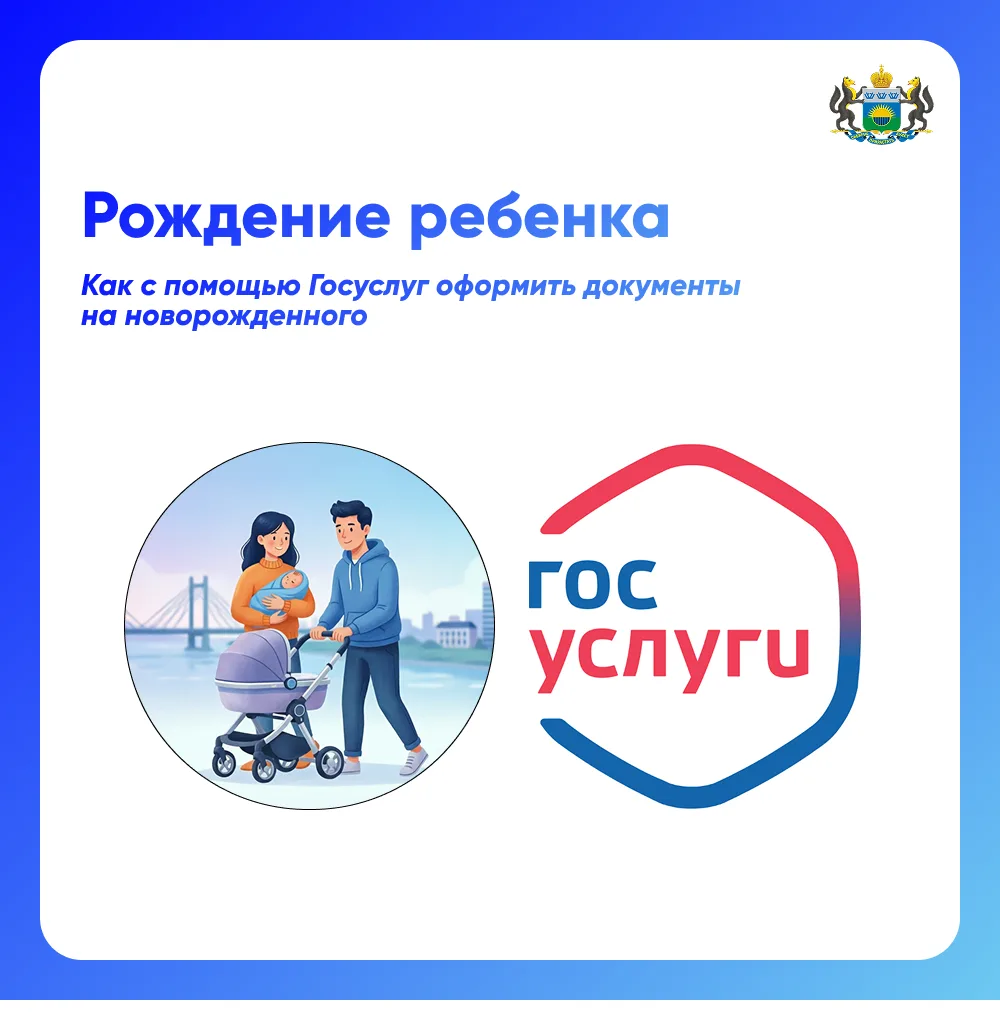 Как тюменцам с помощью Госуслуг оформить документы на новорожденного