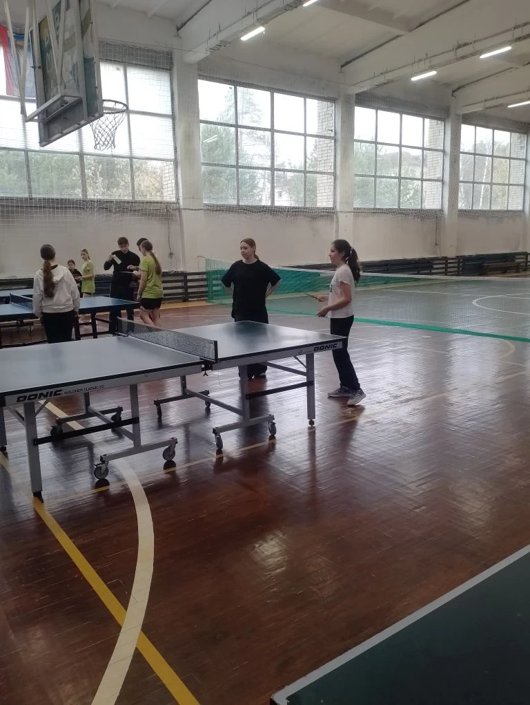 🏓 Борьба за мячом, победа — за характером! 💪✨  На этапе «Президентских спортивных игр» прошли напряж
