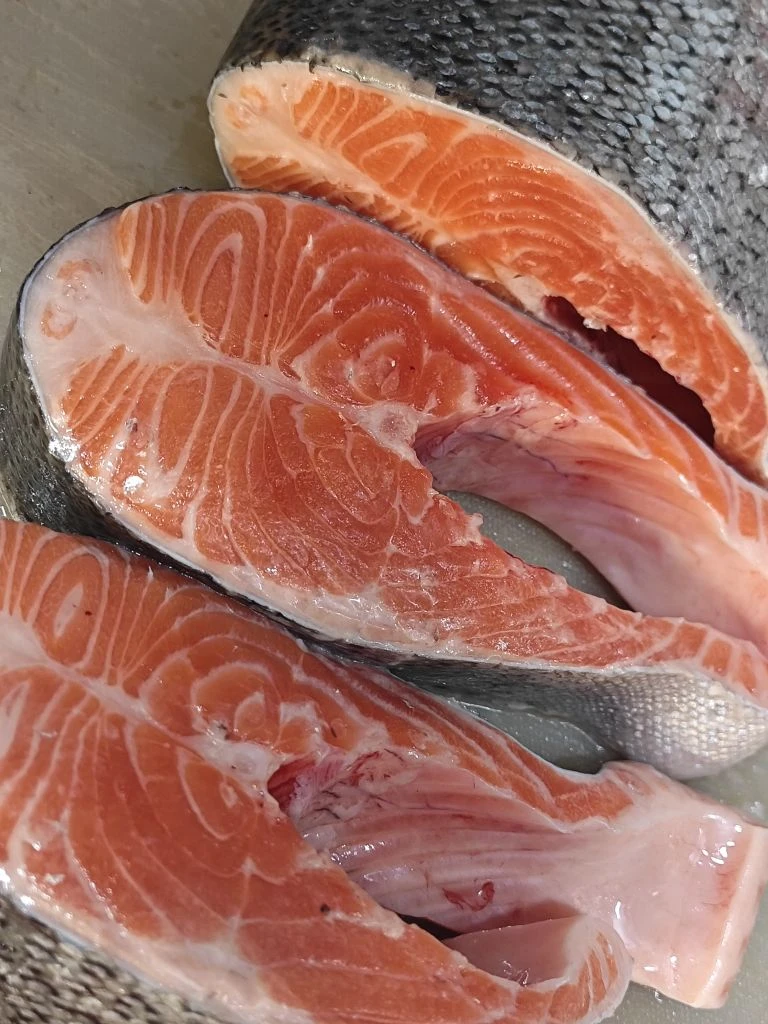 Стейки морской форели