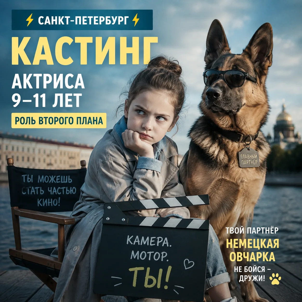 ⚡️ САНКТ-ПЕТЕРБУРГ | КАСТИНГ В ПРОЕКТ 🎬