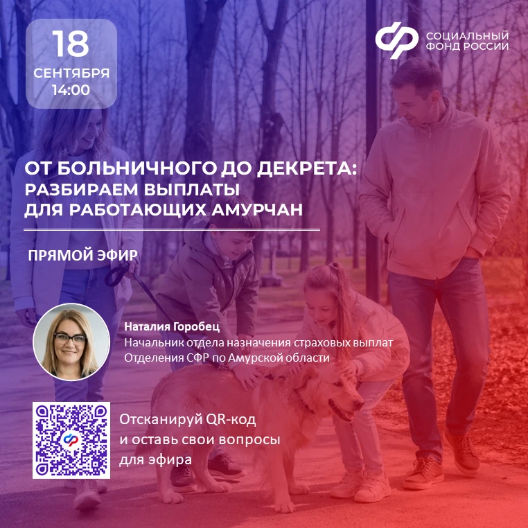 🧸От больничного до декрета: разбираем выплаты для работающих амурчан