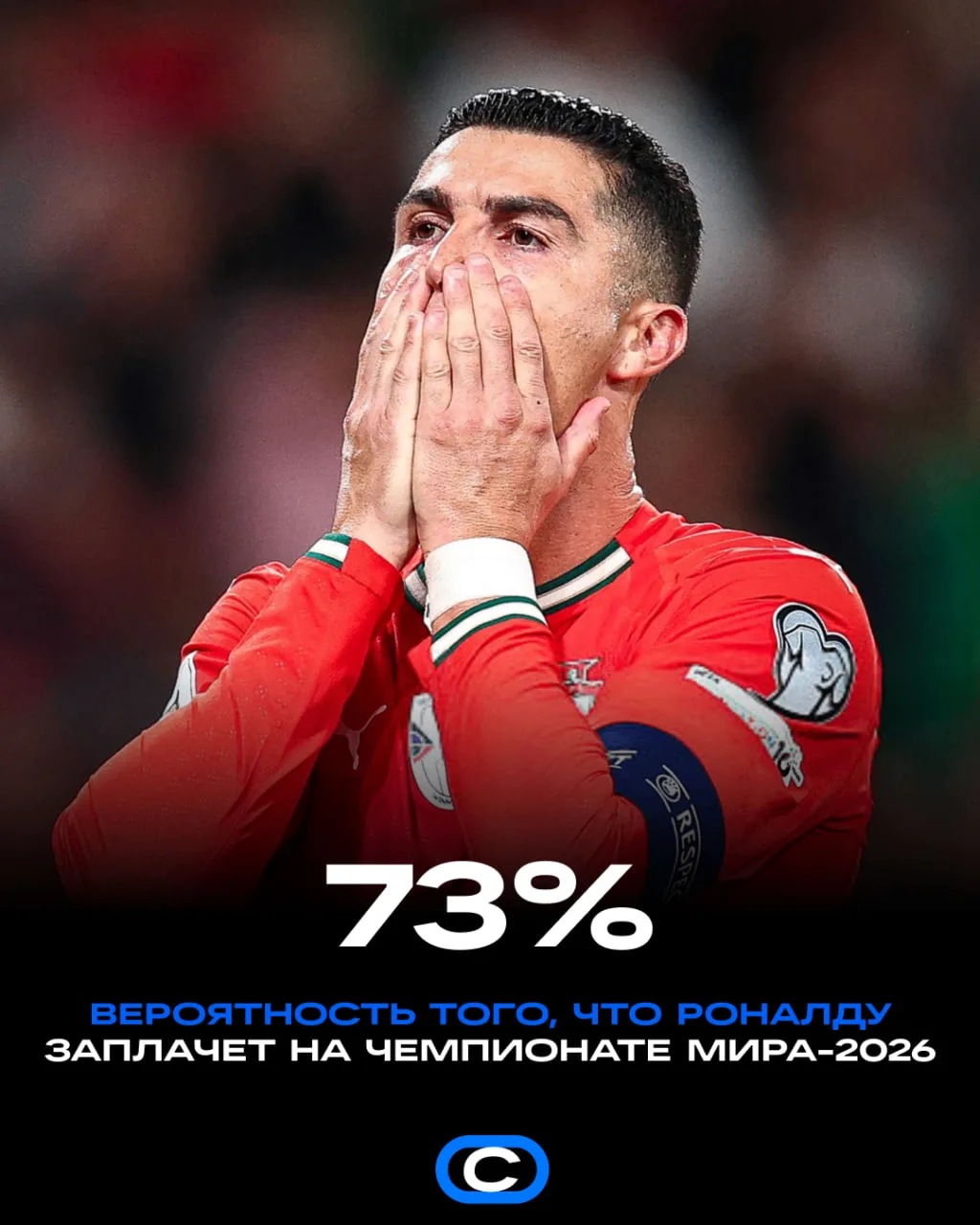 Большая вероятность увидеть слезы Роналду 😭

Хотя еще неделю назад на это давали 50%. На прошлом му