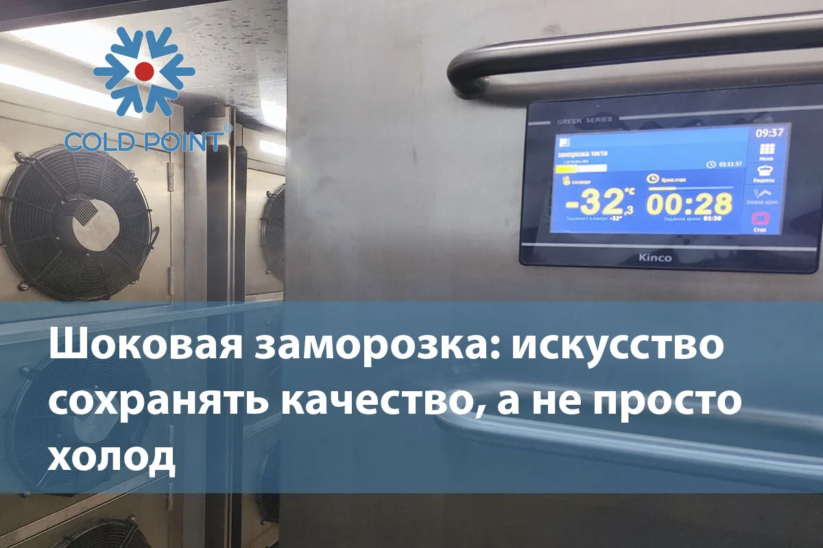 ❄️ Шоковая заморозка: искусство сохранять качество, а не просто холод

Шоковая заморозка — это не пр
